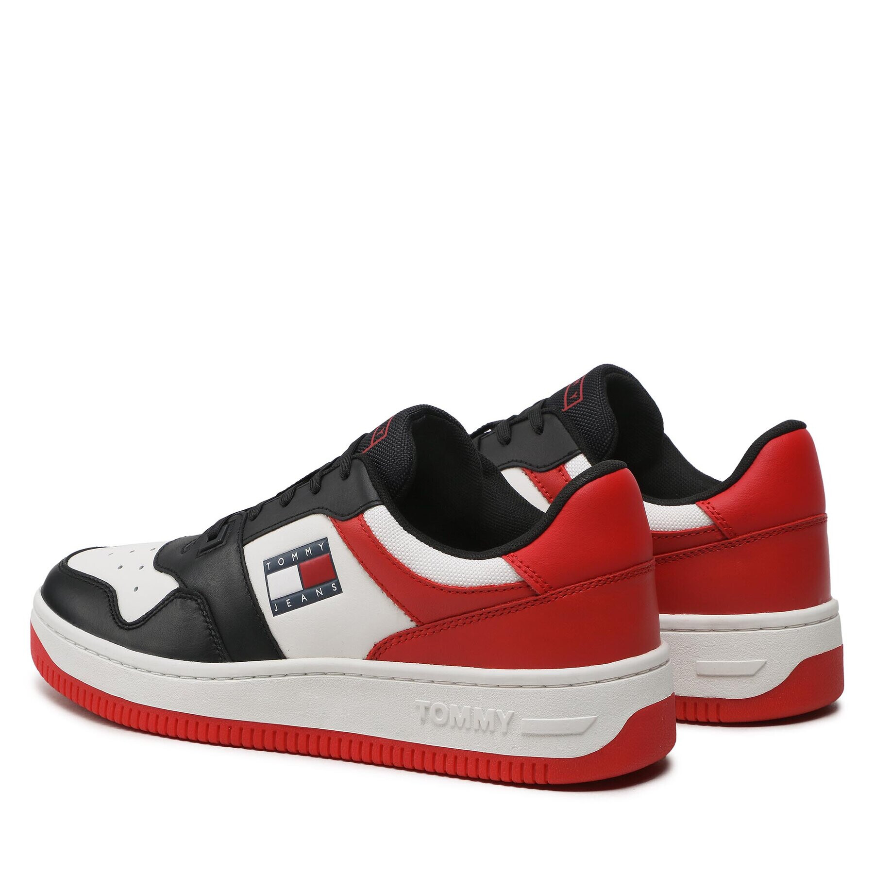 Tommy Jeans Сникърси Basket Leather EM0EM01162 Цветен - Pepit.bg