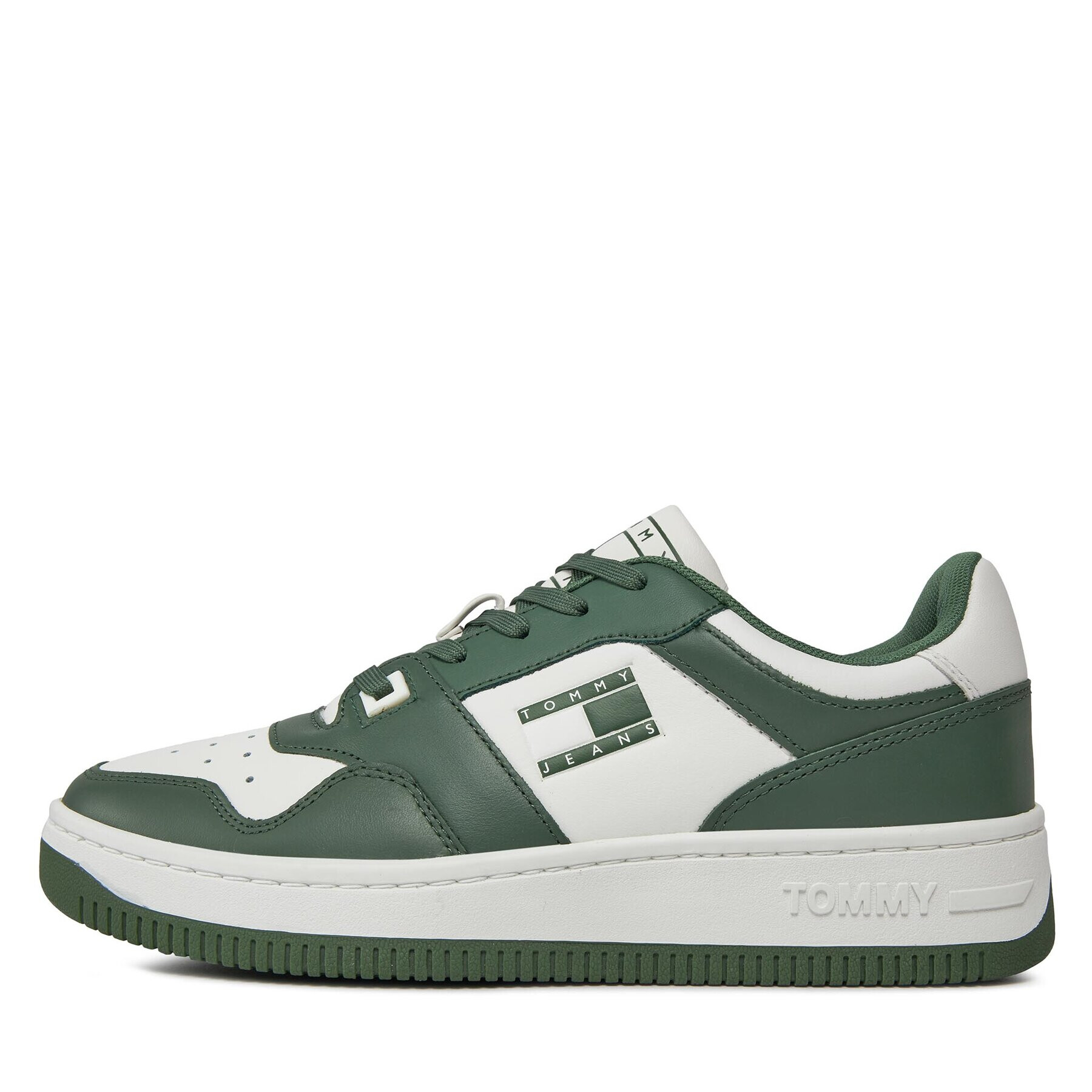 Tommy Jeans Сникърси Basket Premium EM0EM01216 Зелен - Pepit.bg