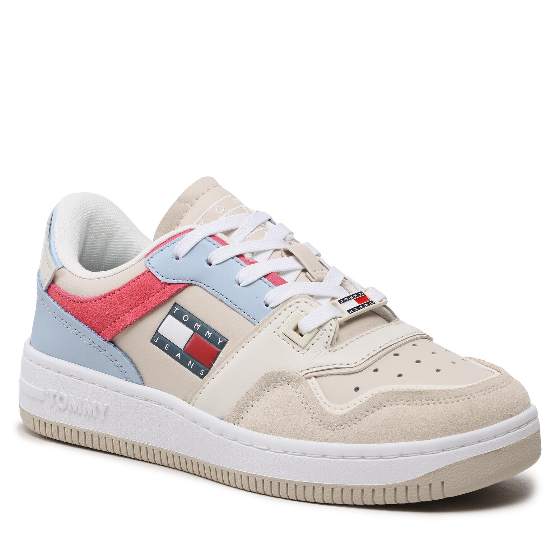 Tommy Jeans Сникърси Basket Wmn EN0EN02052 Бежов - Pepit.bg