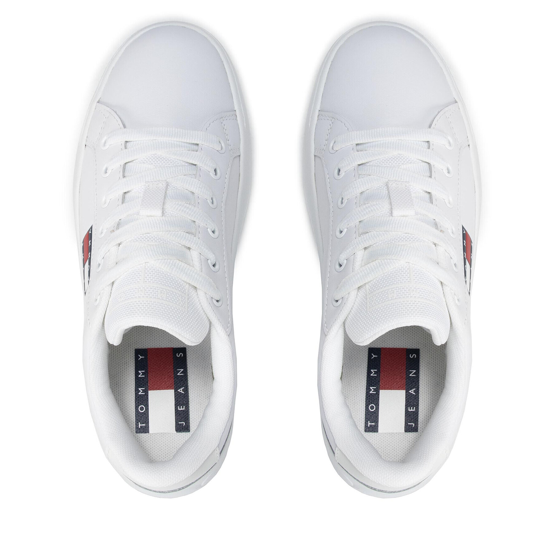 Tommy Jeans Сникърси City Flatform EN0EN01786 Бял - Pepit.bg