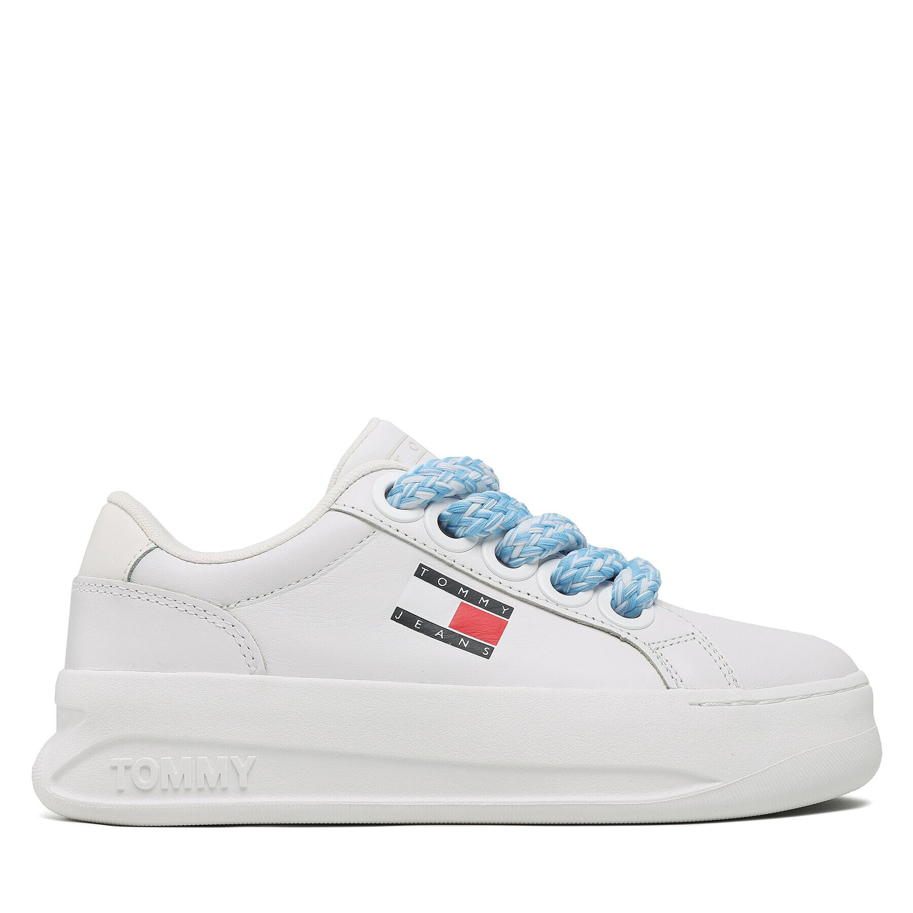 Tommy Jeans Сникърси City Flatform EN0EN02117 Бял - Pepit.bg