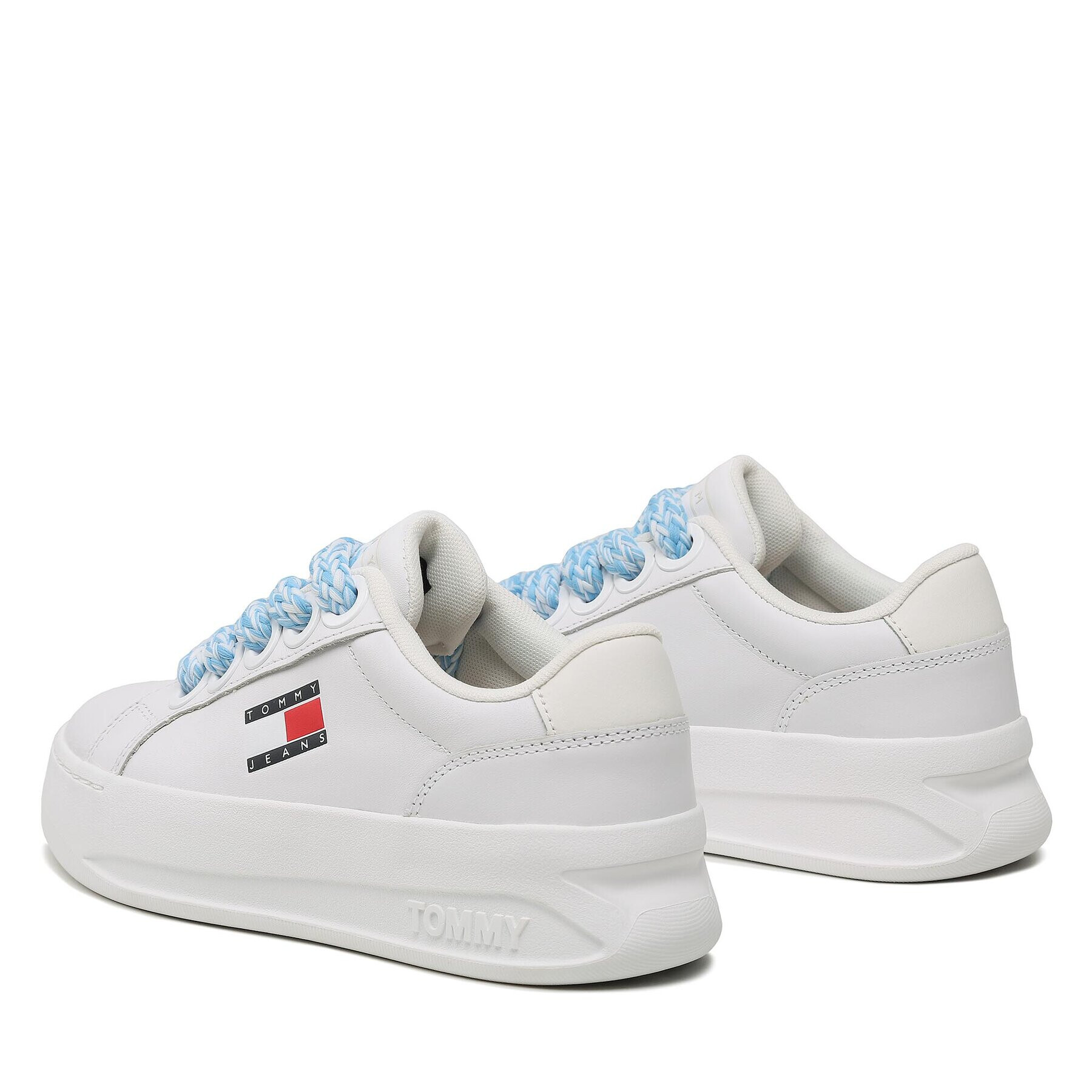 Tommy Jeans Сникърси City Flatform EN0EN02117 Бял - Pepit.bg