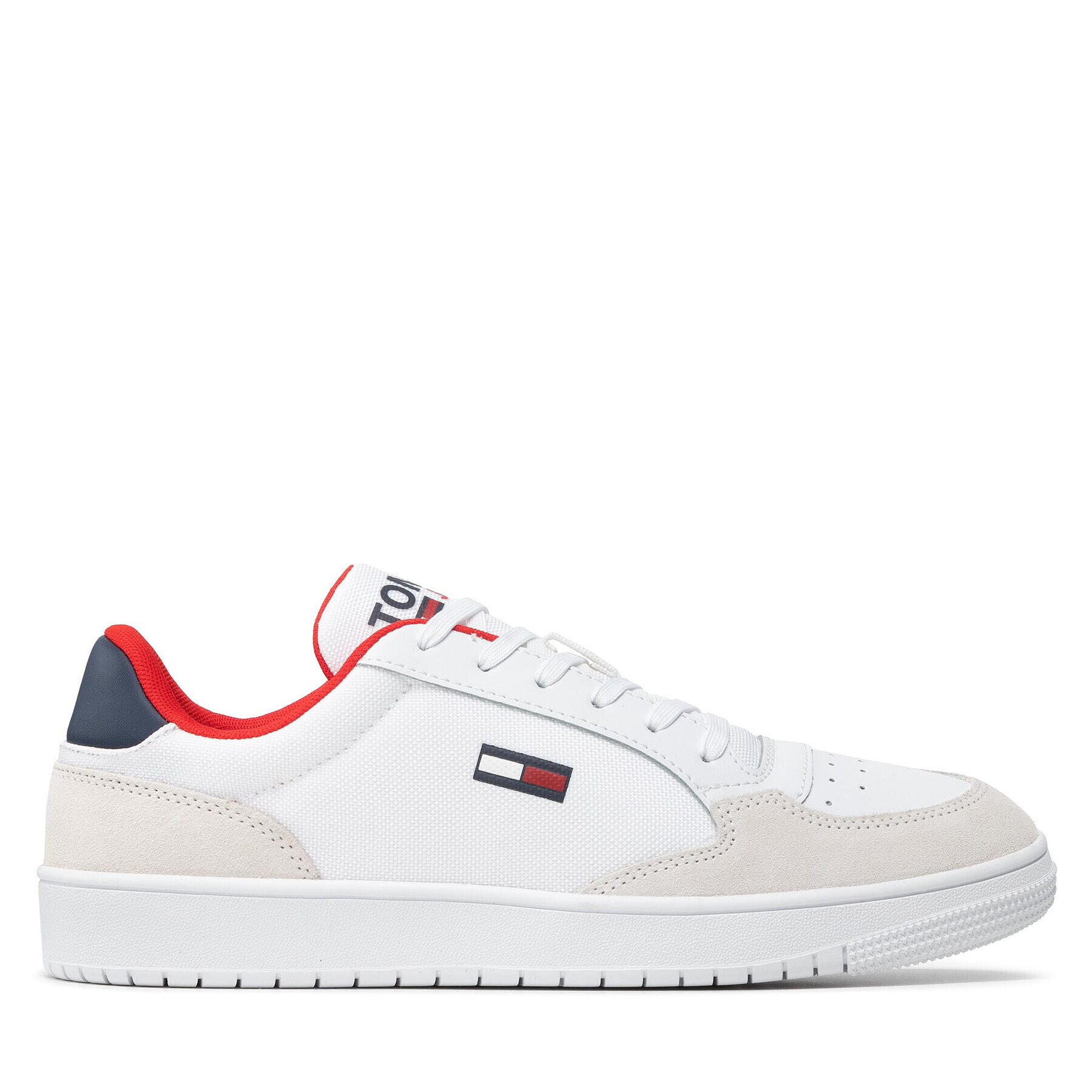 Tommy Jeans Сникърси City Textile Cupsole EM0EM00963 Бял - Pepit.bg