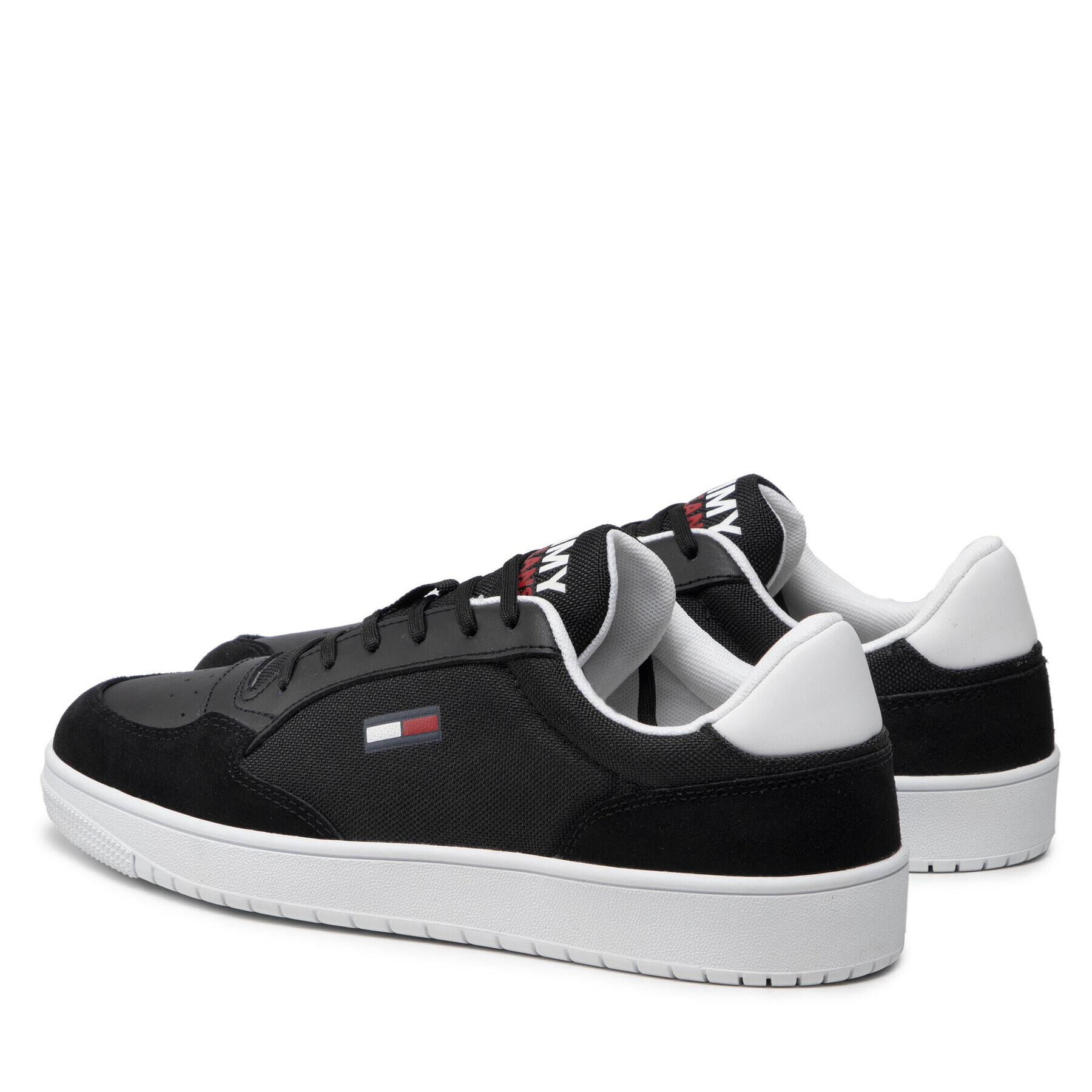 Tommy Jeans Сникърси City Textile Cupsole EM0EM00963 Черен - Pepit.bg