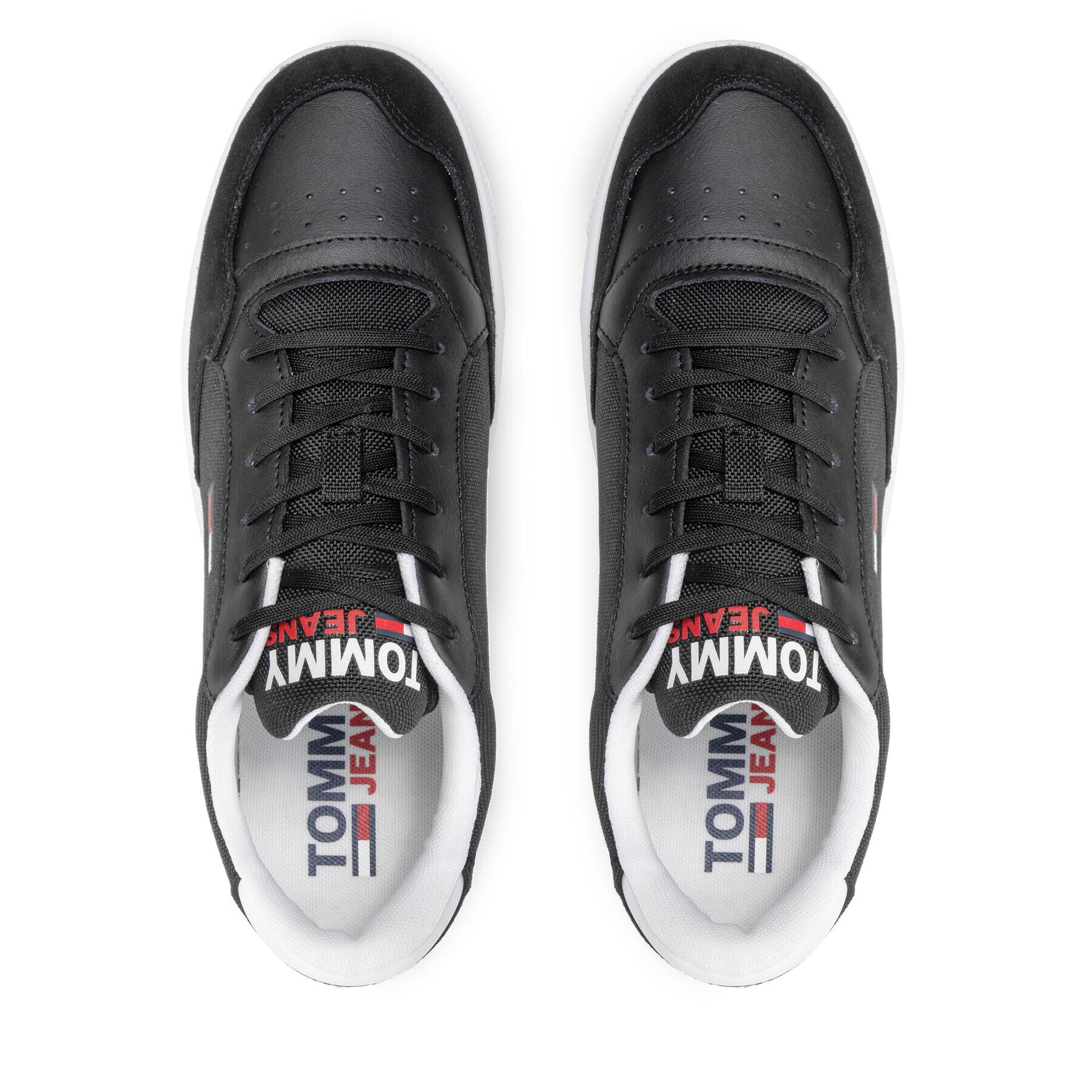 Tommy Jeans Сникърси City Textile Cupsole EM0EM00963 Черен - Pepit.bg