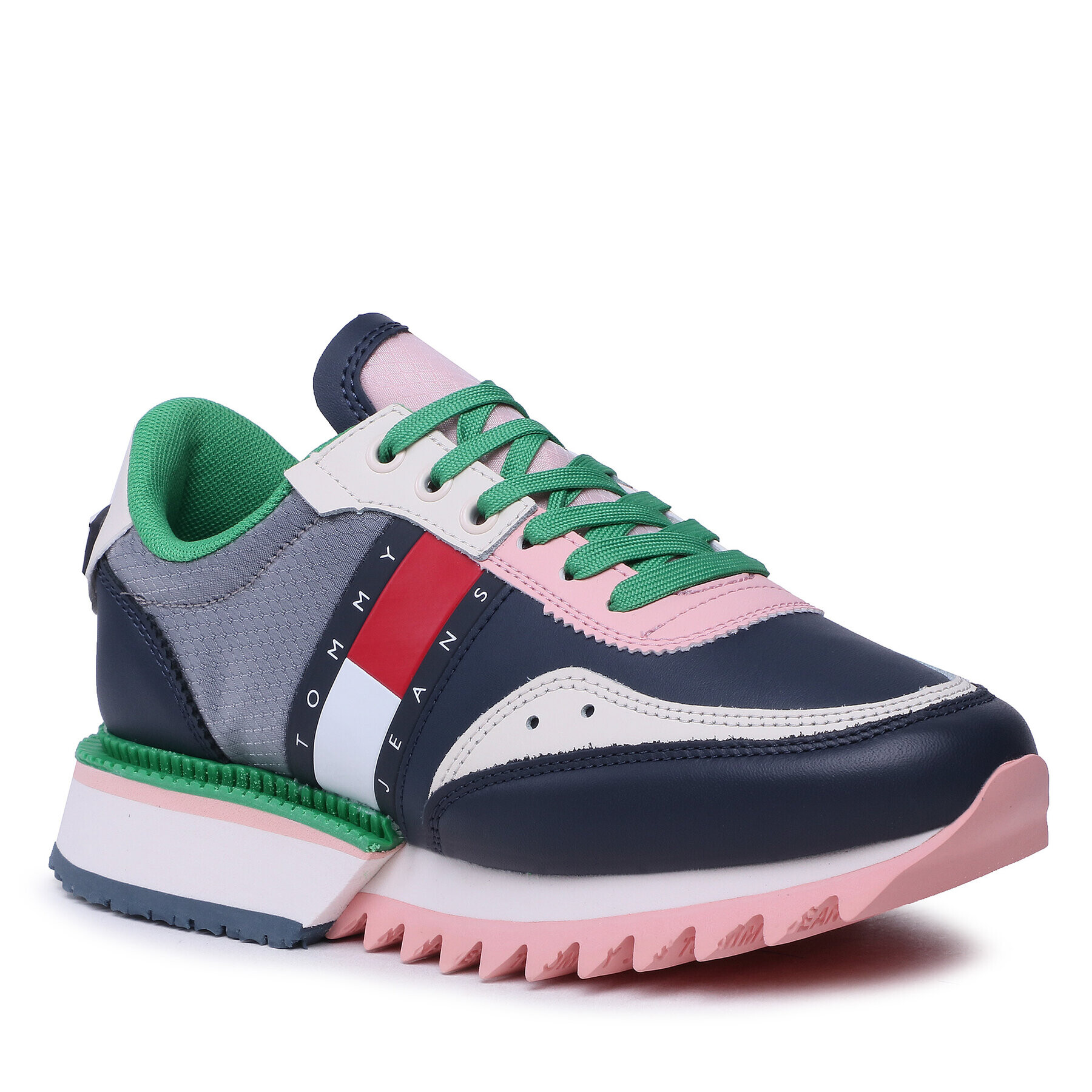 Tommy Jeans Сникърси Cleated Wmn EN0EN02130 Тъмносин - Pepit.bg