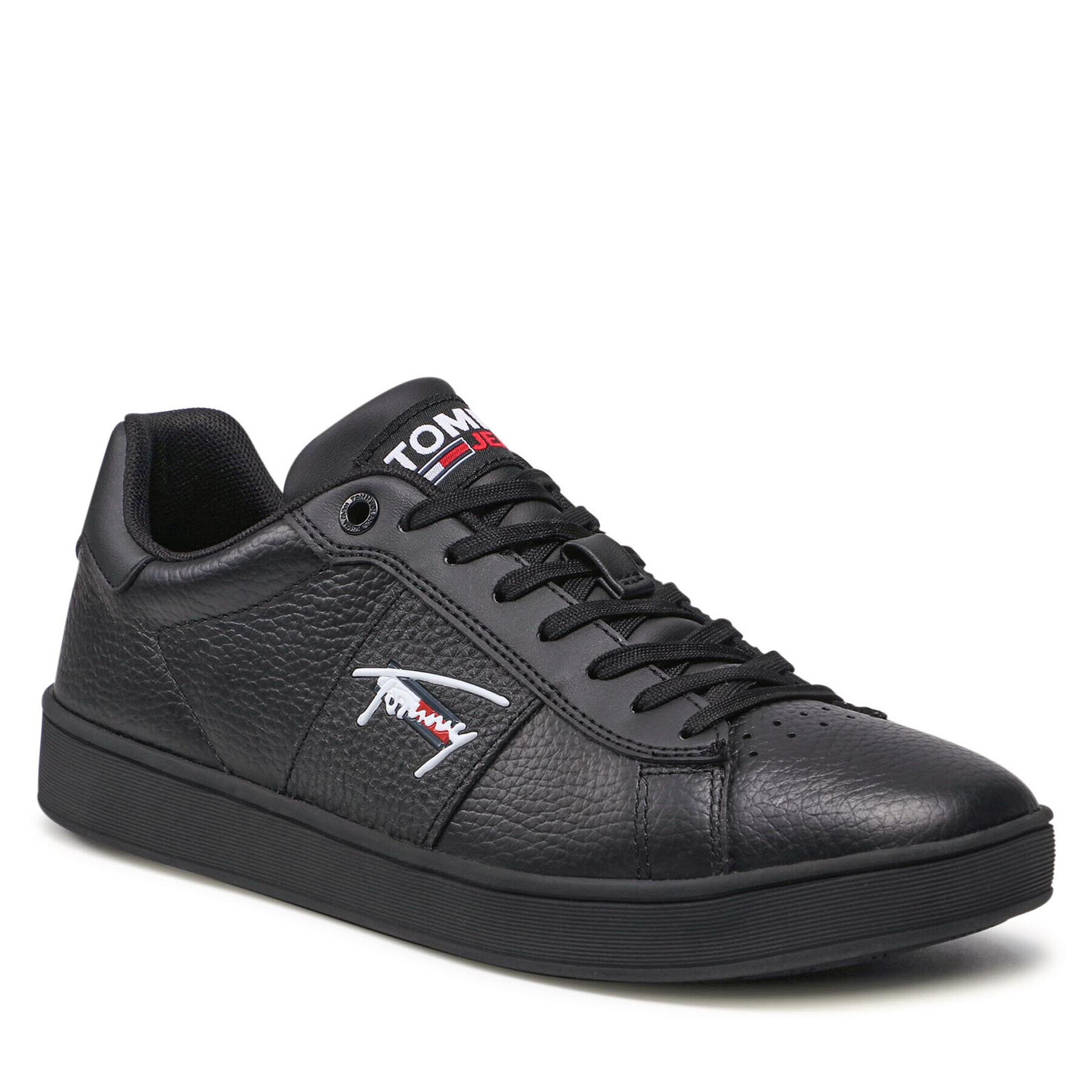 Tommy Jeans Сникърси Cupsole EM0EM00719 Черен - Pepit.bg