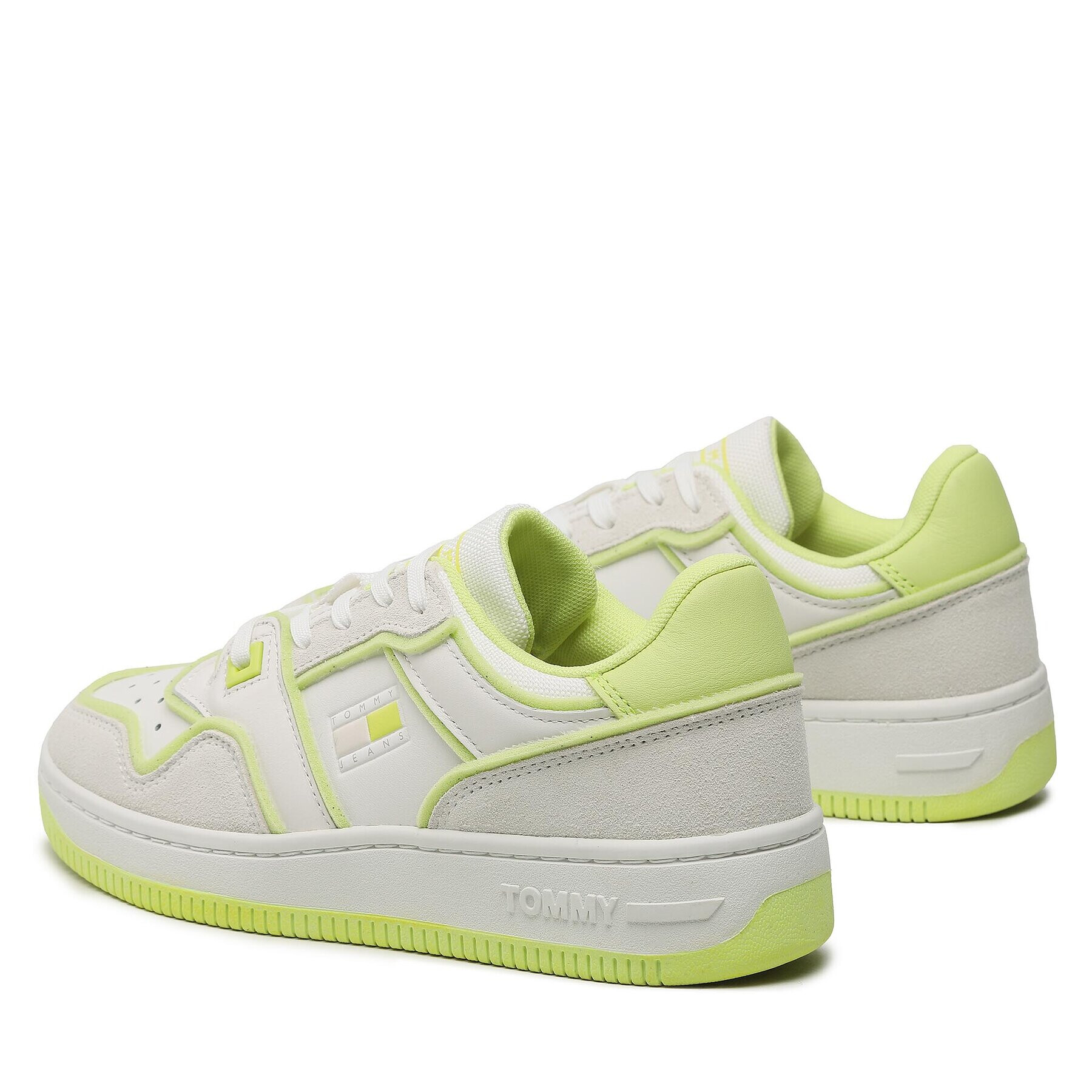 Tommy Jeans Сникърси Decon Basket Low Cut EN0EN02084 Бял - Pepit.bg