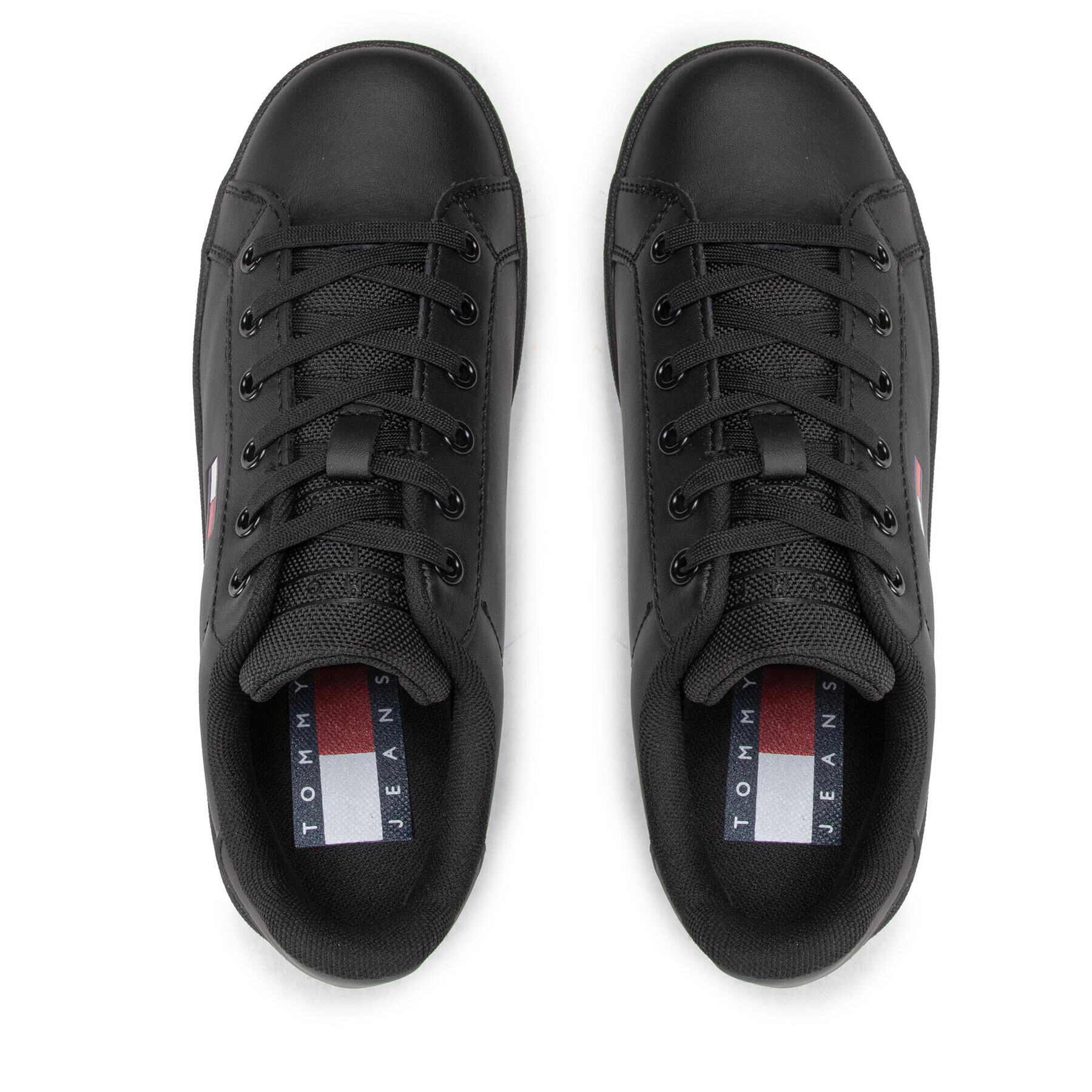Tommy Jeans Сникърси Flatform Ess EN0EN02043 Черен - Pepit.bg