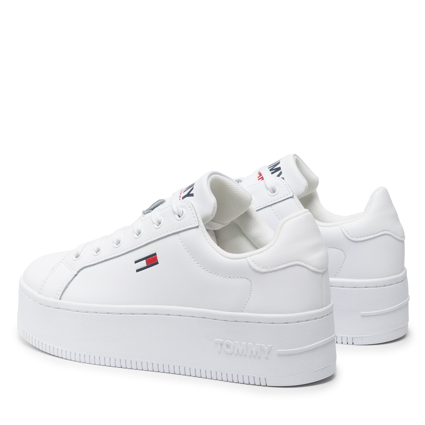 Tommy Jeans Сникърси Flatform Essential EN0EN01731 Бял - Pepit.bg