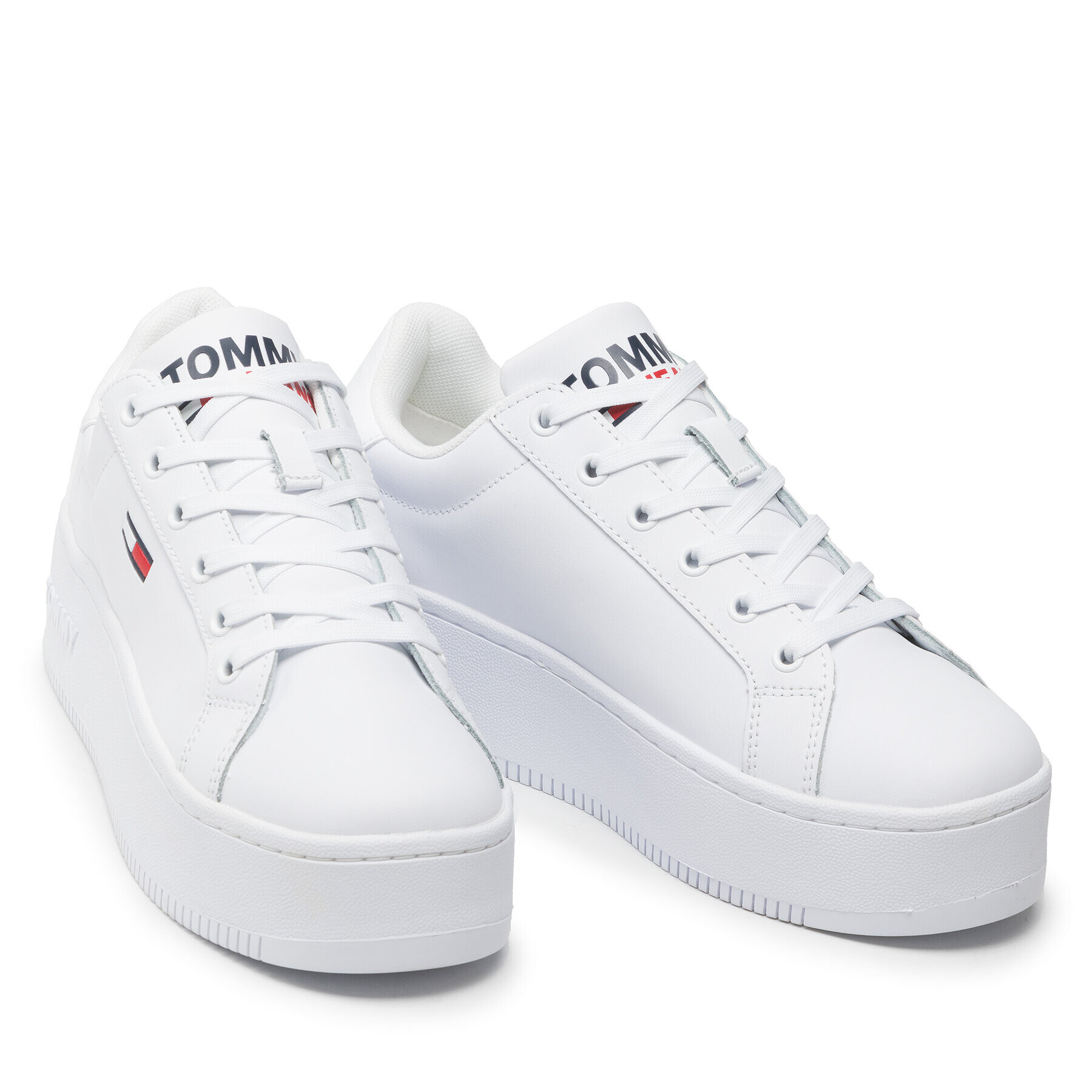 Tommy Jeans Сникърси Flatform Essential EN0EN01731 Бял - Pepit.bg