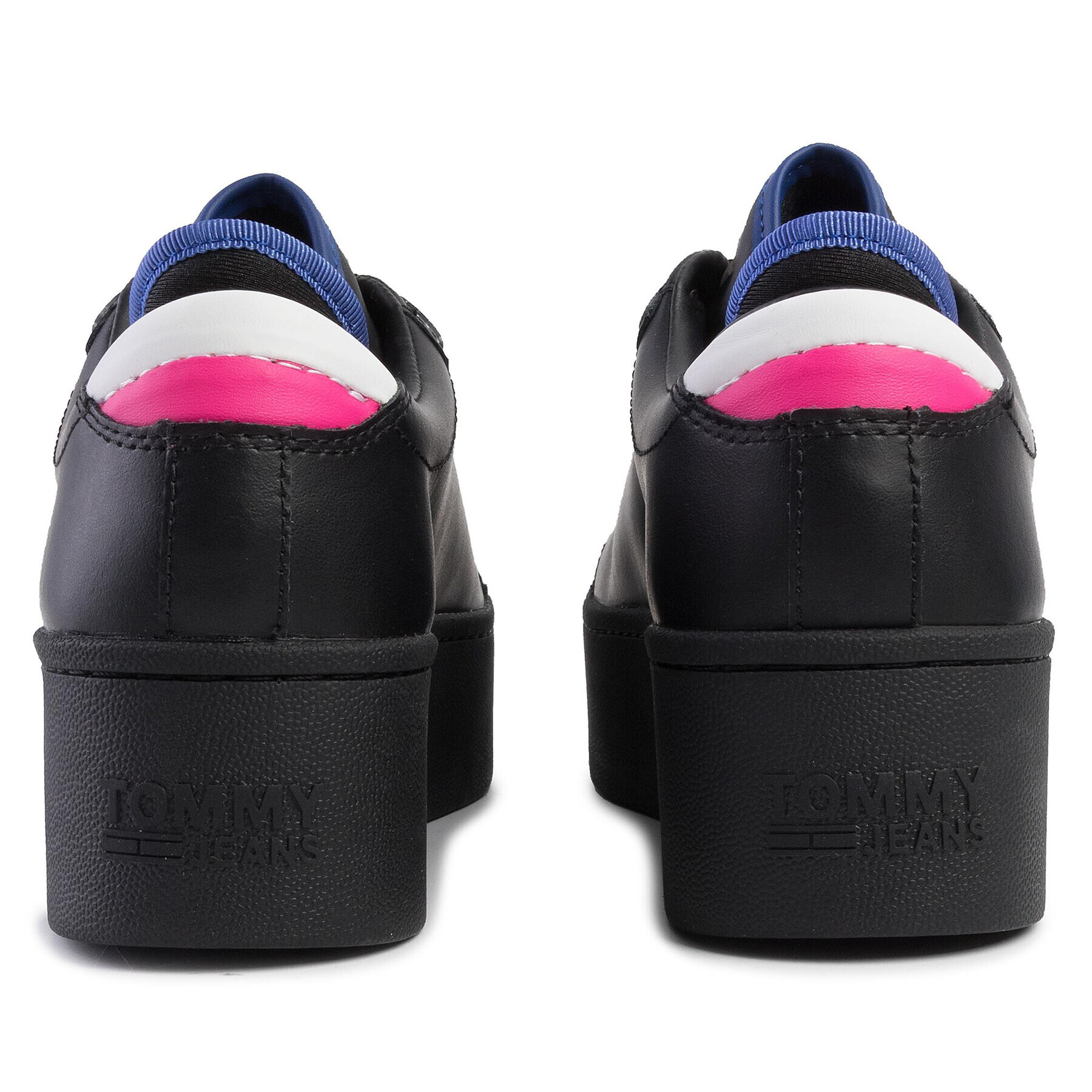 Tommy Jeans Сникърси Flatform Sneaker EN0EN00718 Черен - Pepit.bg