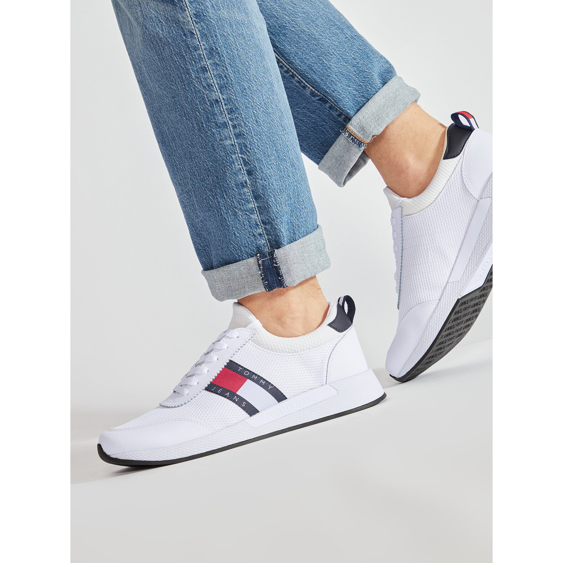 Tommy Jeans Сникърси Flexi Runner EM0EM00959 Бял - Pepit.bg