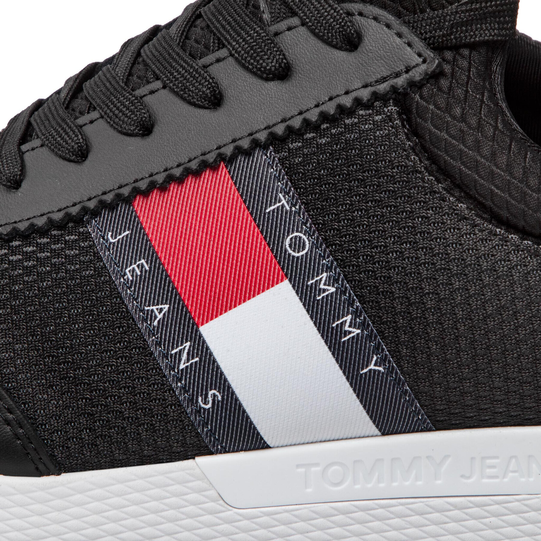 Tommy Jeans Сникърси Flexi Runner EM0EM00959 Черен - Pepit.bg