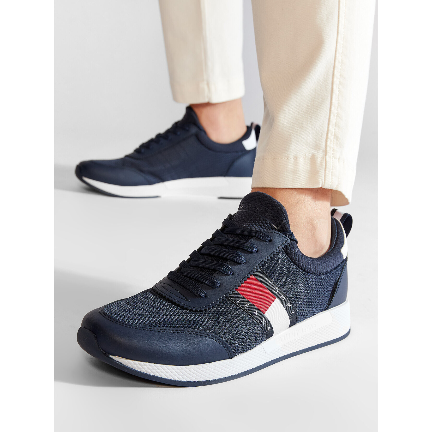 Tommy Jeans Сникърси Flexi Runner EM0EM00959 Тъмносин - Pepit.bg