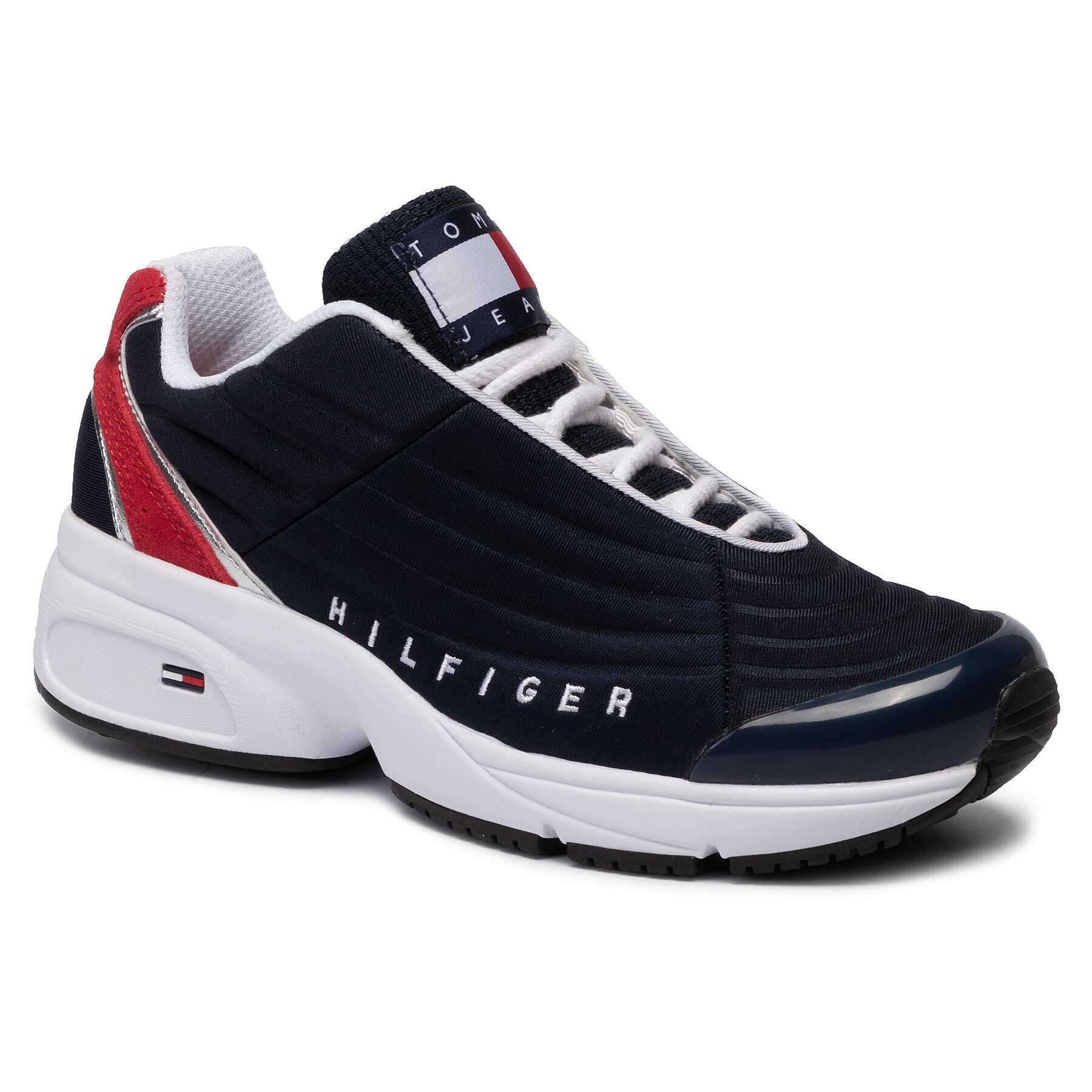 Tommy Jeans Сникърси Heritage Sneaker EN0EN00662 Тъмносин - Pepit.bg