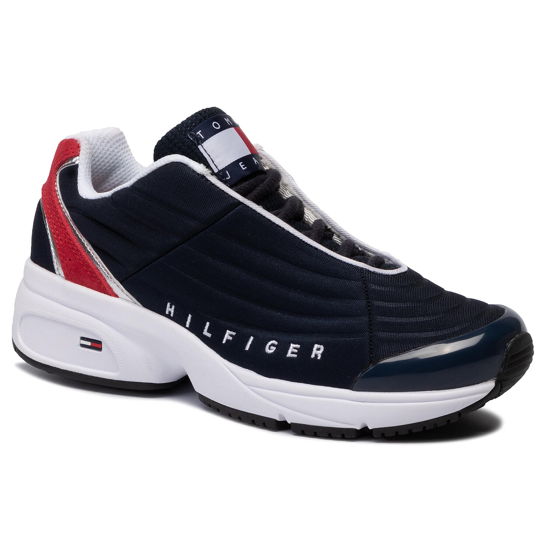 Tommy Jeans Сникърси Heritage Sneaker EN0EN00662 Тъмносин - Pepit.bg