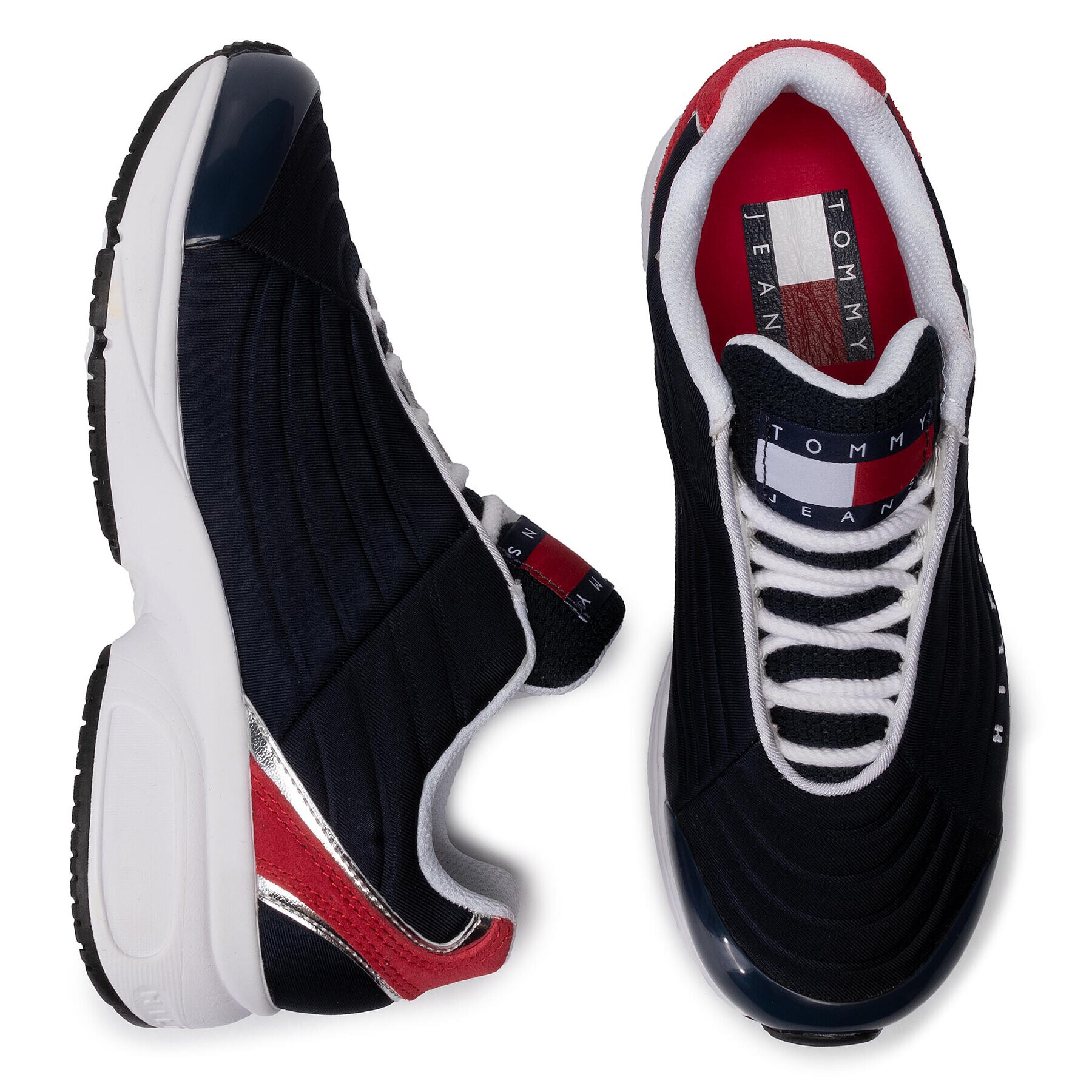 Tommy Jeans Сникърси Heritage Sneaker EN0EN00662 Тъмносин - Pepit.bg