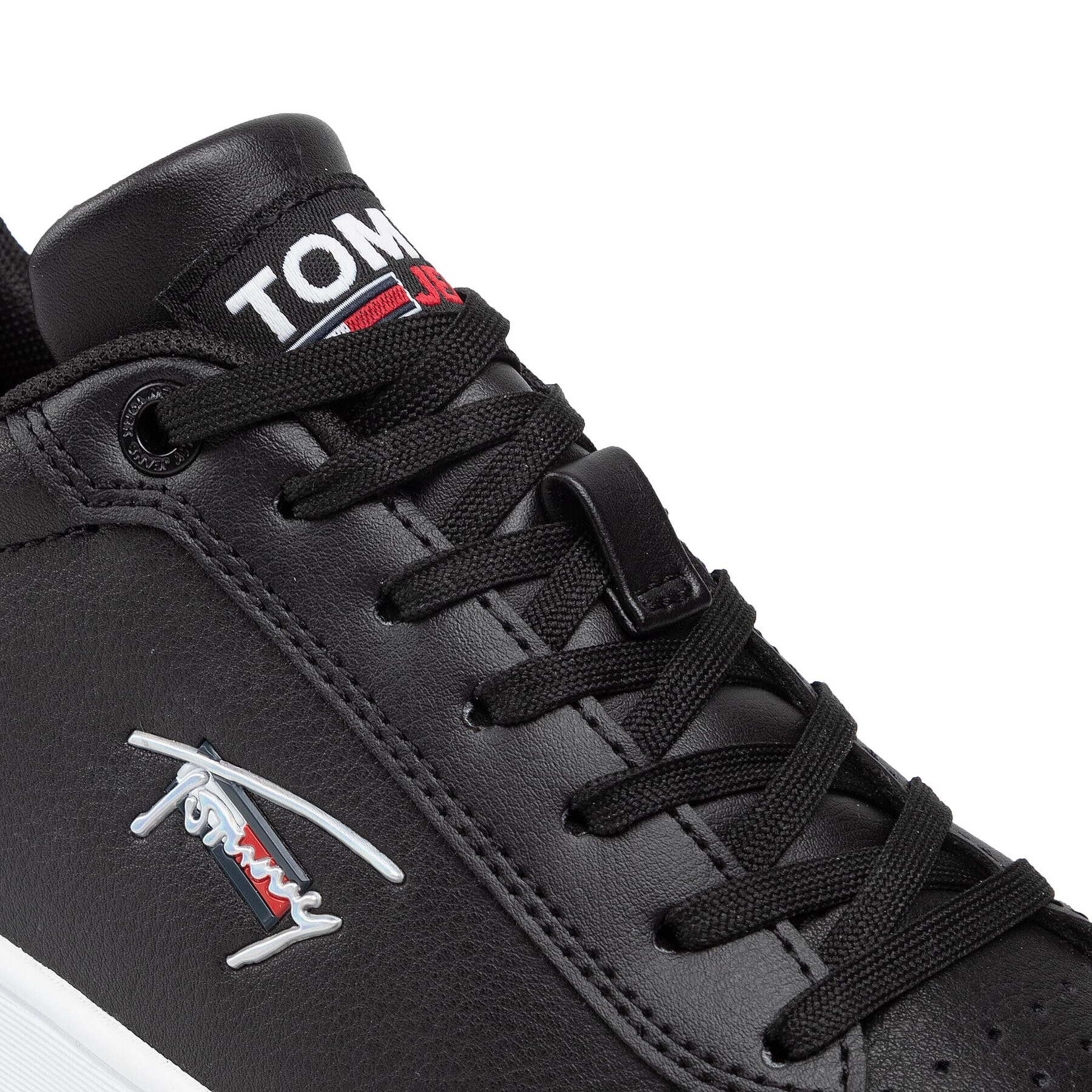 Tommy Jeans Сникърси Iridecent Detail Cupsole EN0EN01610 Черен - Pepit.bg