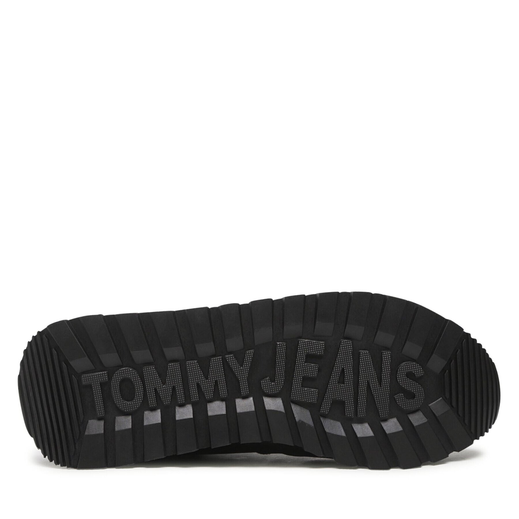 Tommy Jeans Сникърси Leather Runner Ess EM0EM00898 Черен - Pepit.bg