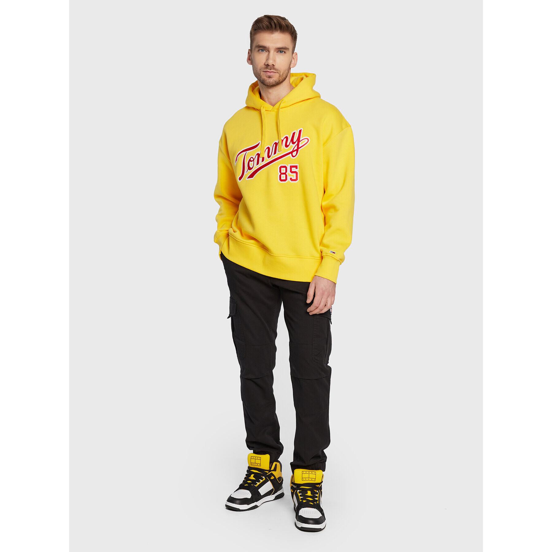 Tommy Jeans Сникърси Mid Cut Skater EM0EM01108 Черен - Pepit.bg