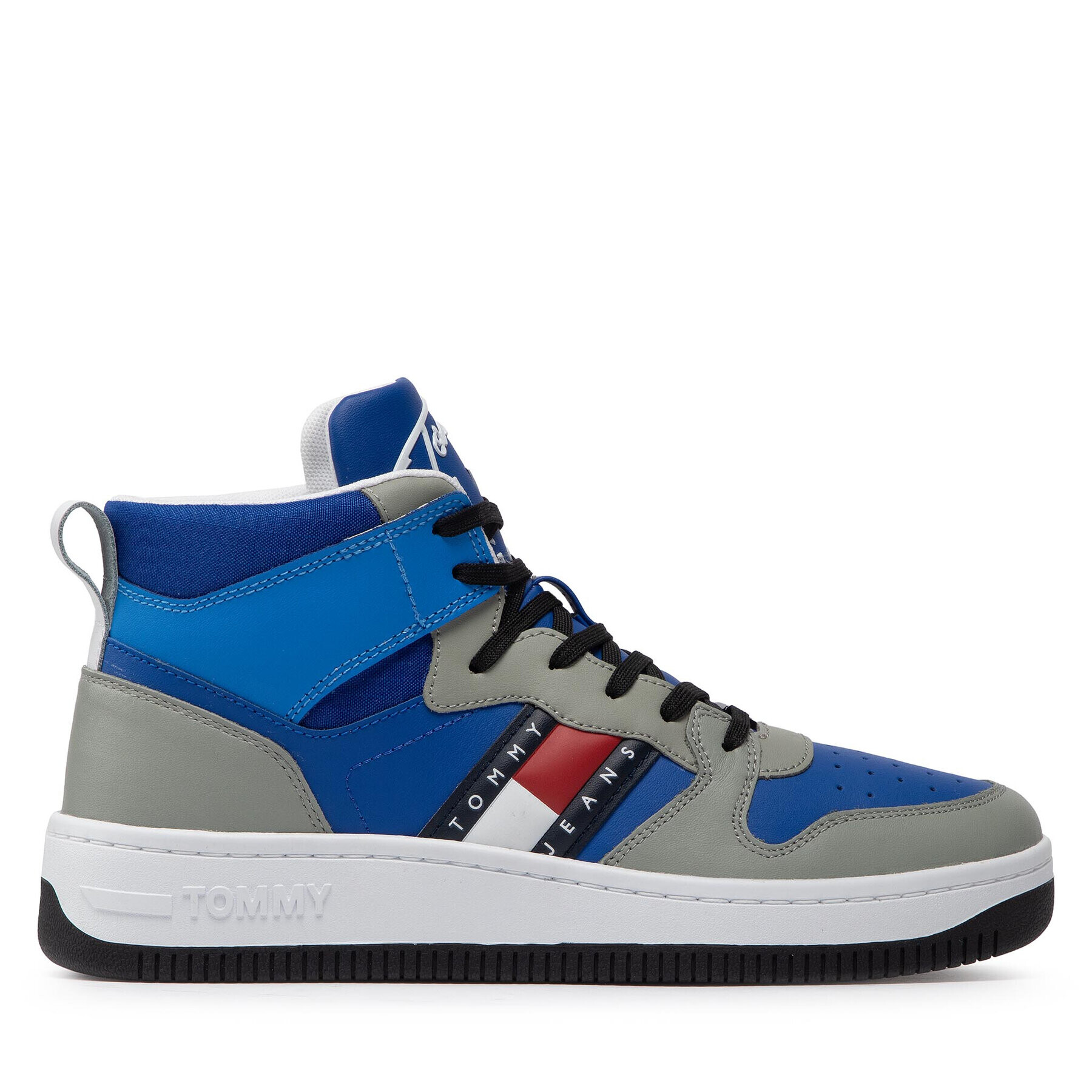 Tommy Jeans Сникърси Mid Pop Basket EM0EM01015 Син - Pepit.bg