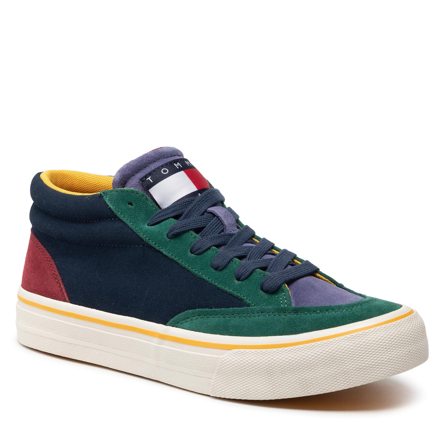 Tommy Jeans Сникърси Mid Skate Varsity Vulc EM0EM00883 Цветен - Pepit.bg