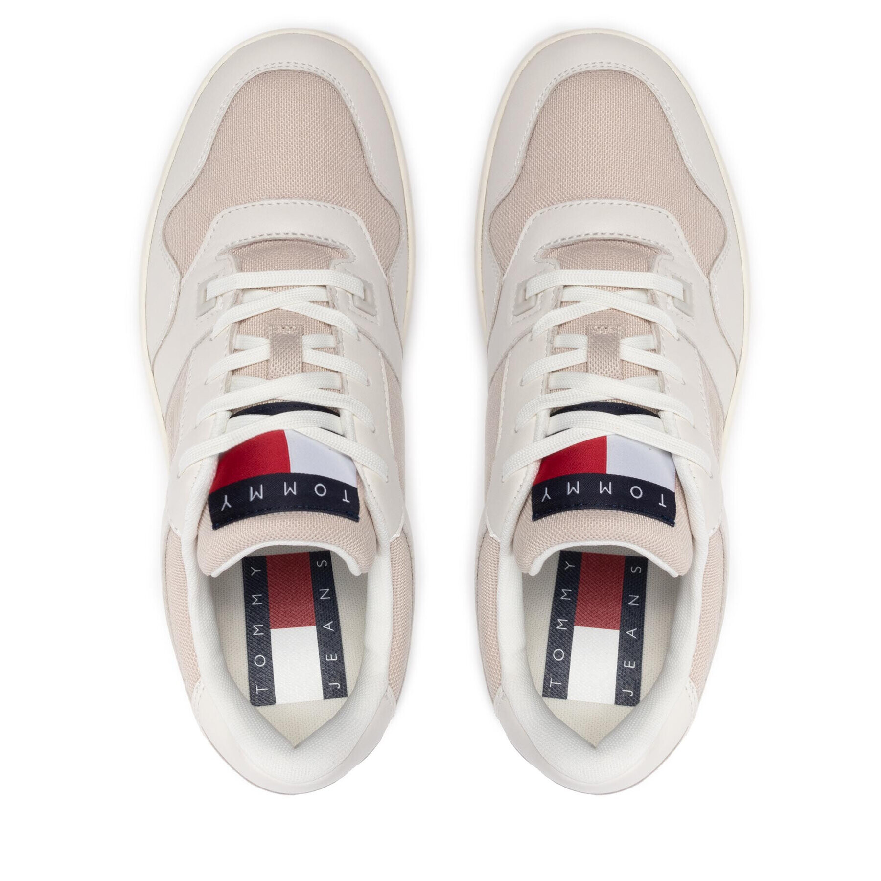 Tommy Jeans Сникърси Mix Basket EM0EM01010 Бежов - Pepit.bg