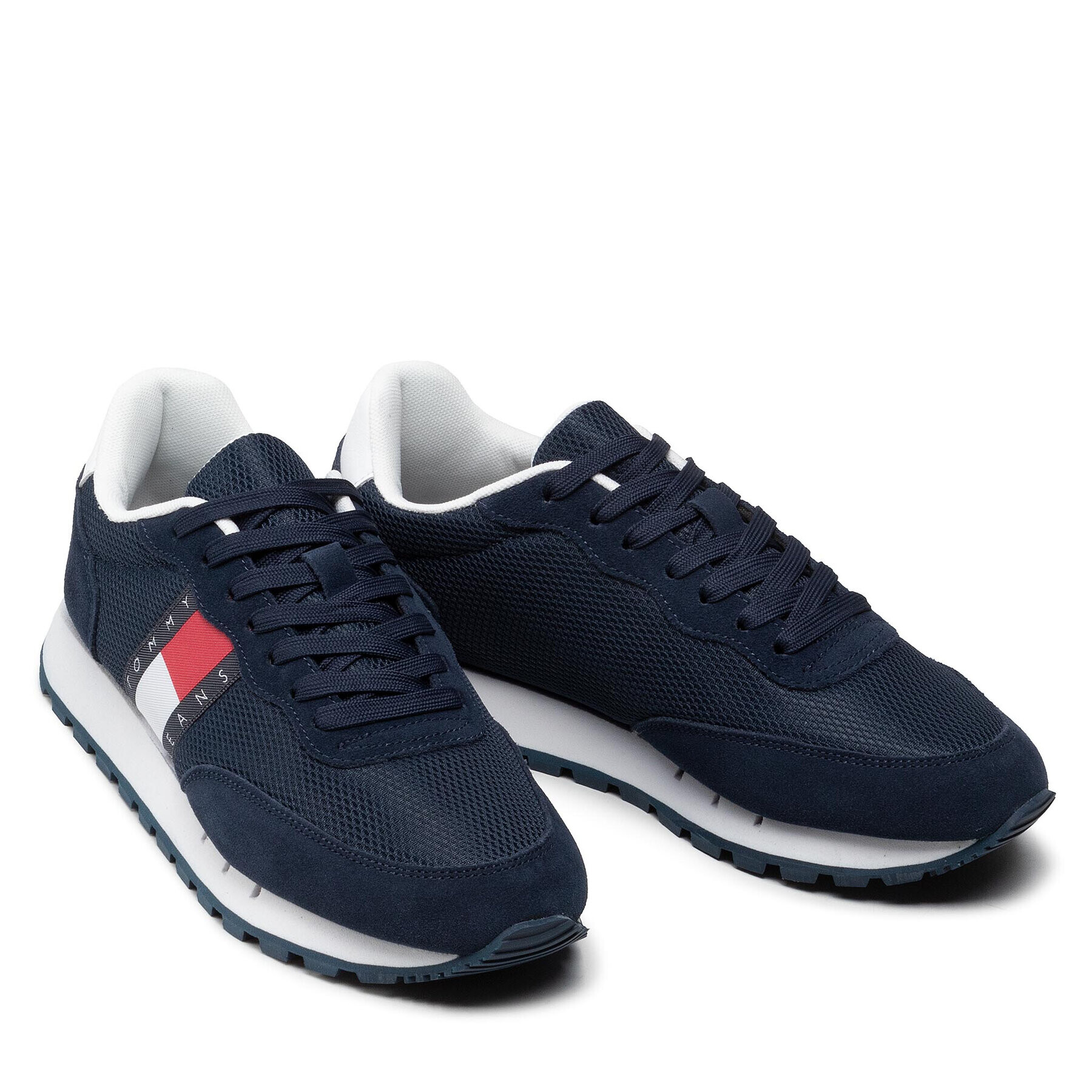 Tommy Jeans Сникърси Mix Runner EM0EM00871 Тъмносин - Pepit.bg