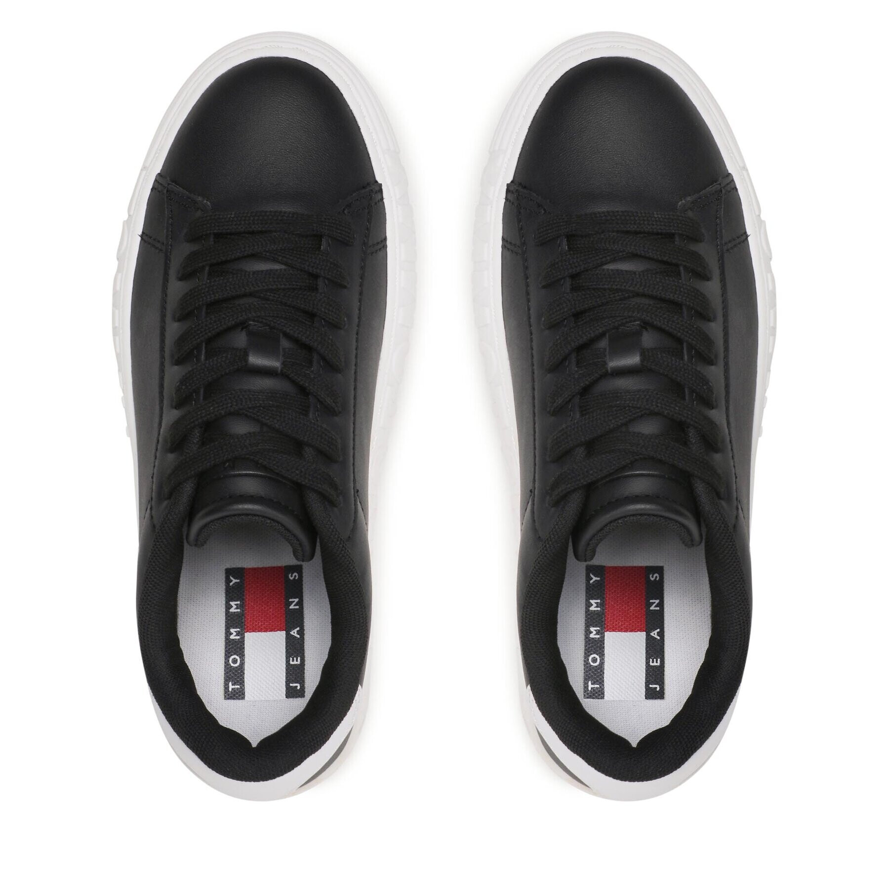 Tommy Jeans Сникърси New Cupsole Leather EN0EN02137 Черен - Pepit.bg