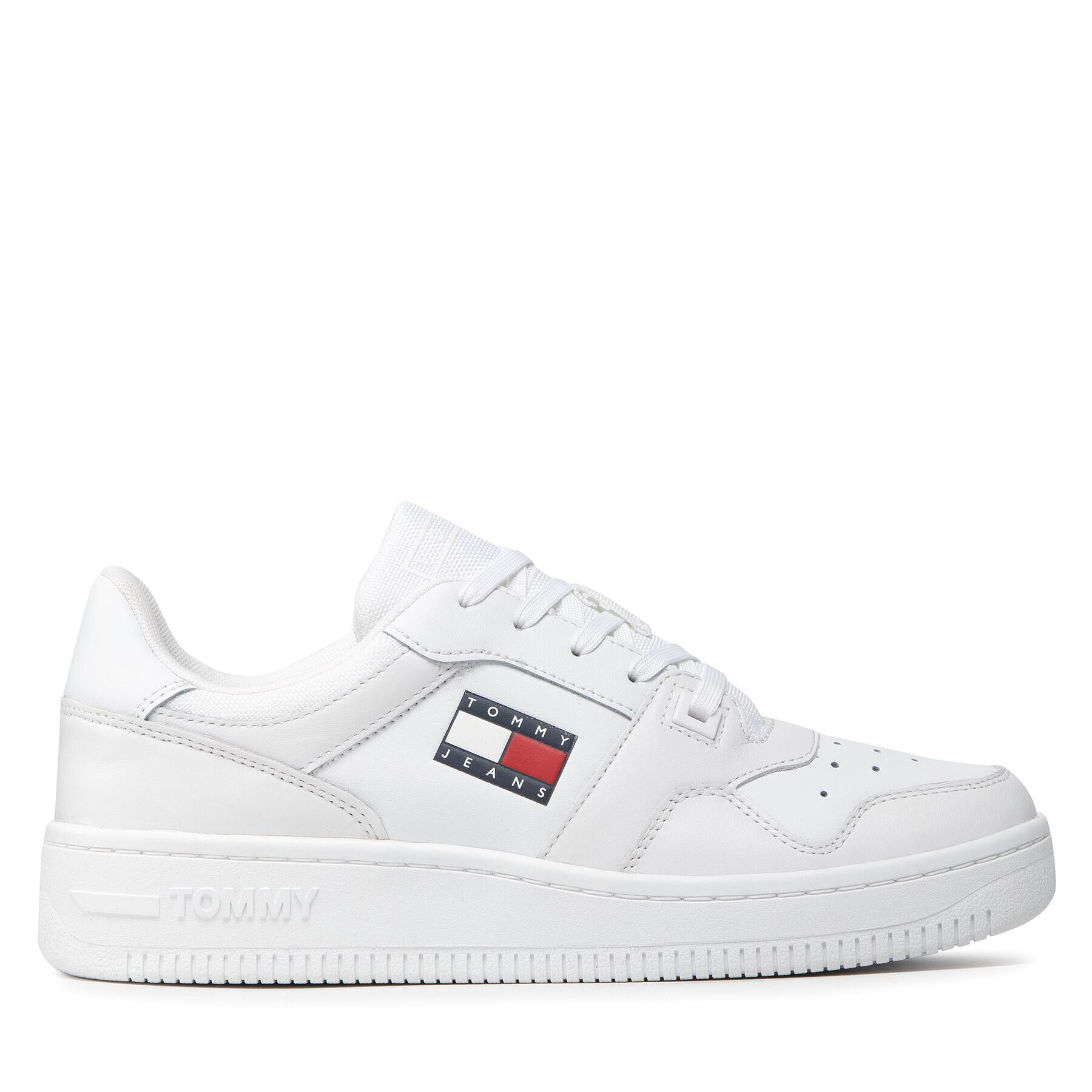 Tommy Jeans Сникърси Retro Basket EM0EM00955 Бял - Pepit.bg