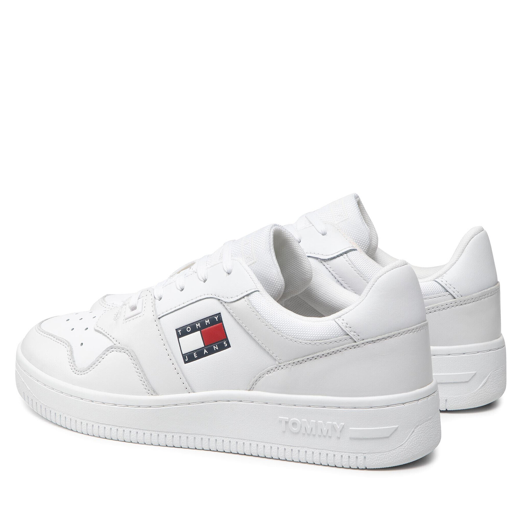 Tommy Jeans Сникърси Retro Basket EM0EM00955 Бял - Pepit.bg
