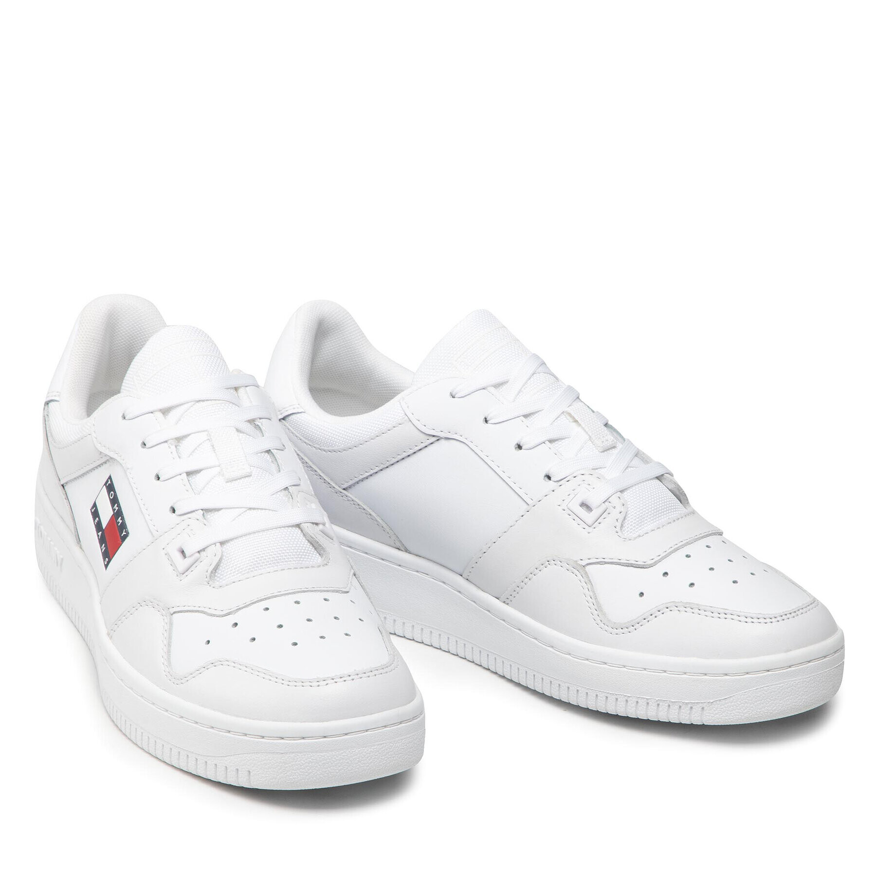 Tommy Jeans Сникърси Retro Basket EM0EM00955 Бял - Pepit.bg