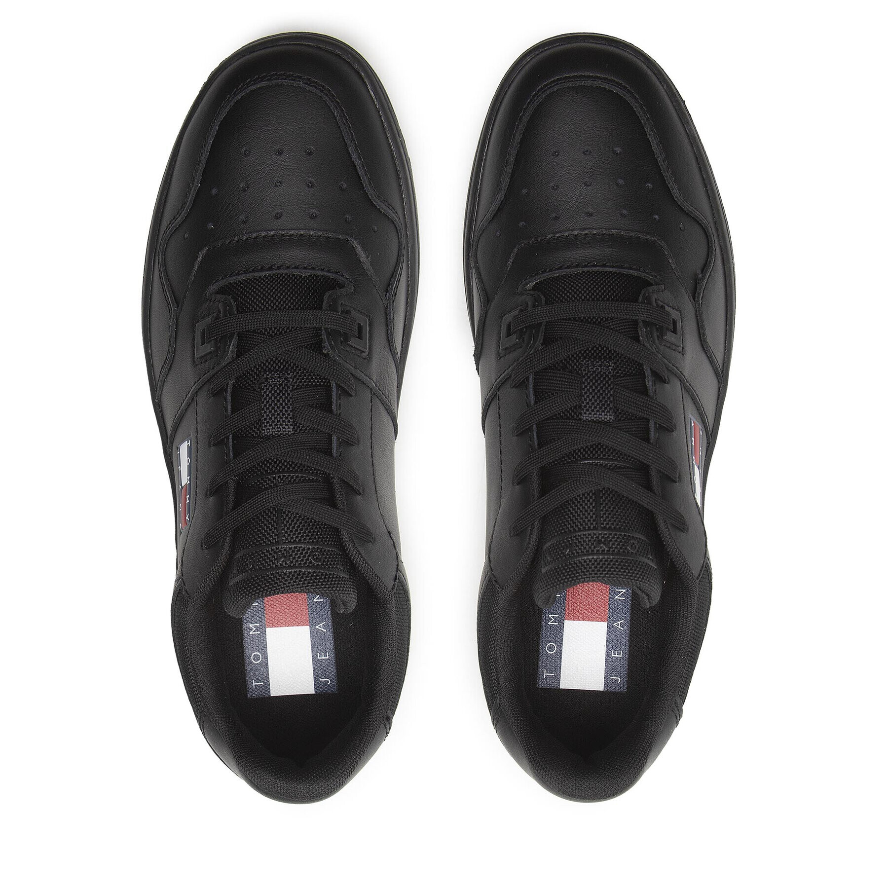 Tommy Jeans Сникърси Retro Basket EM0EM00955 Черен - Pepit.bg