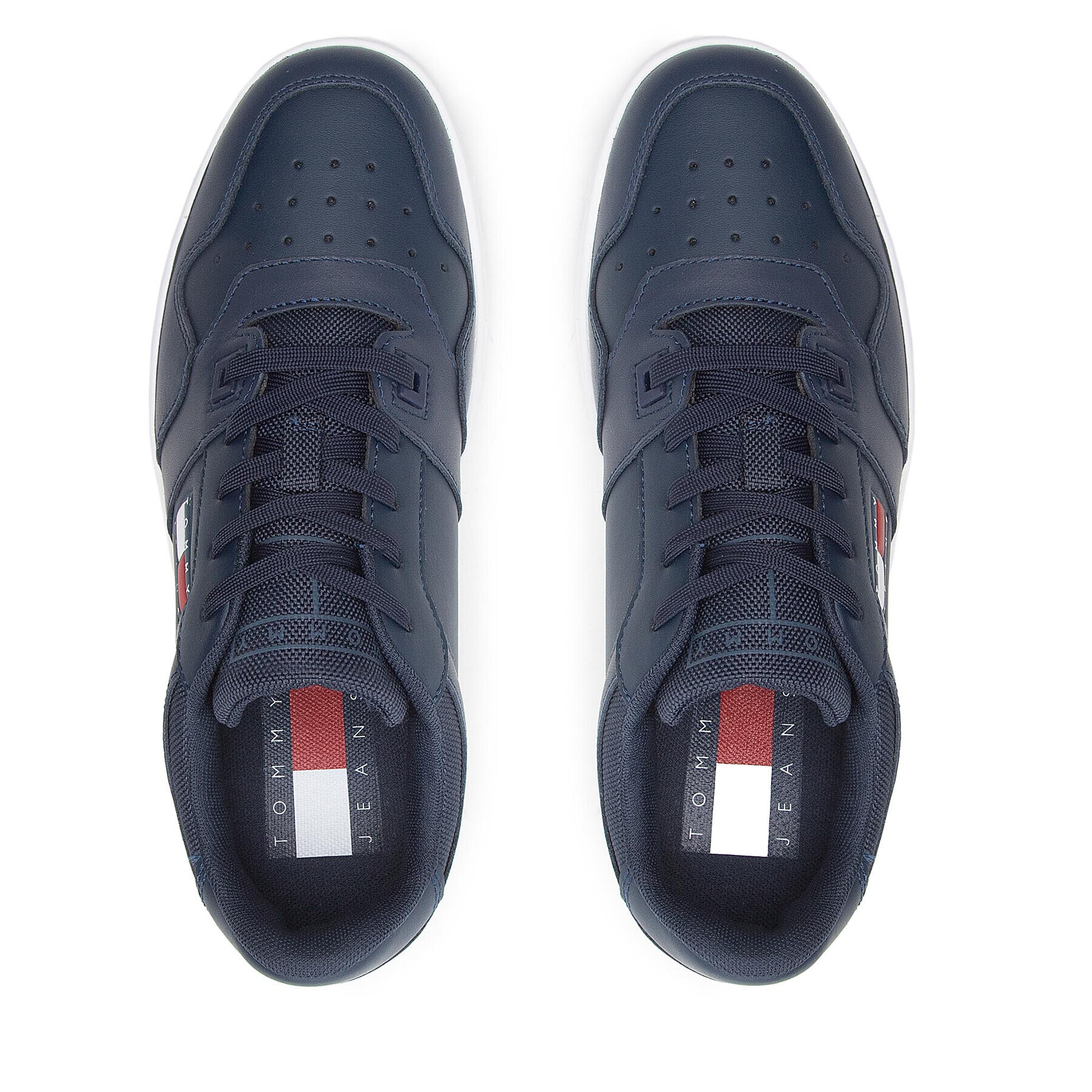 Tommy Jeans Сникърси Retro Basket EM0EM00955 Тъмносин - Pepit.bg