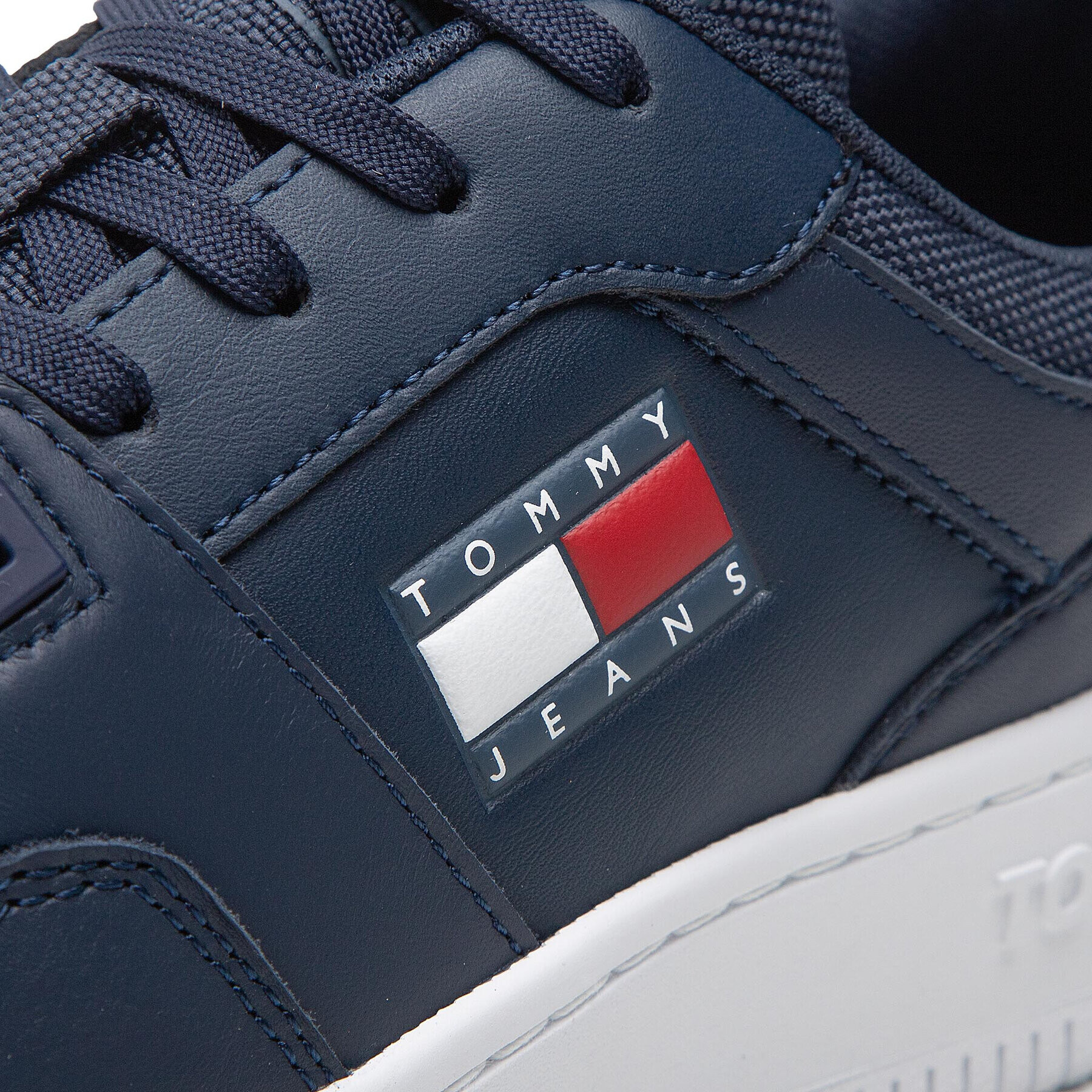 Tommy Jeans Сникърси Retro Basket EM0EM00955 Тъмносин - Pepit.bg