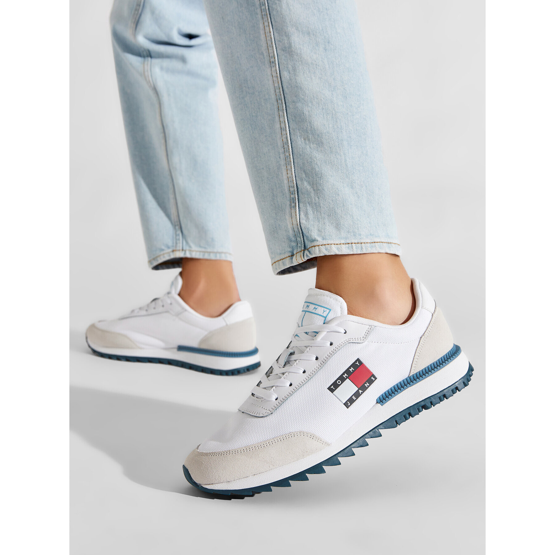 Tommy Jeans Сникърси Retro Evolve EM0EM00991 Бял - Pepit.bg