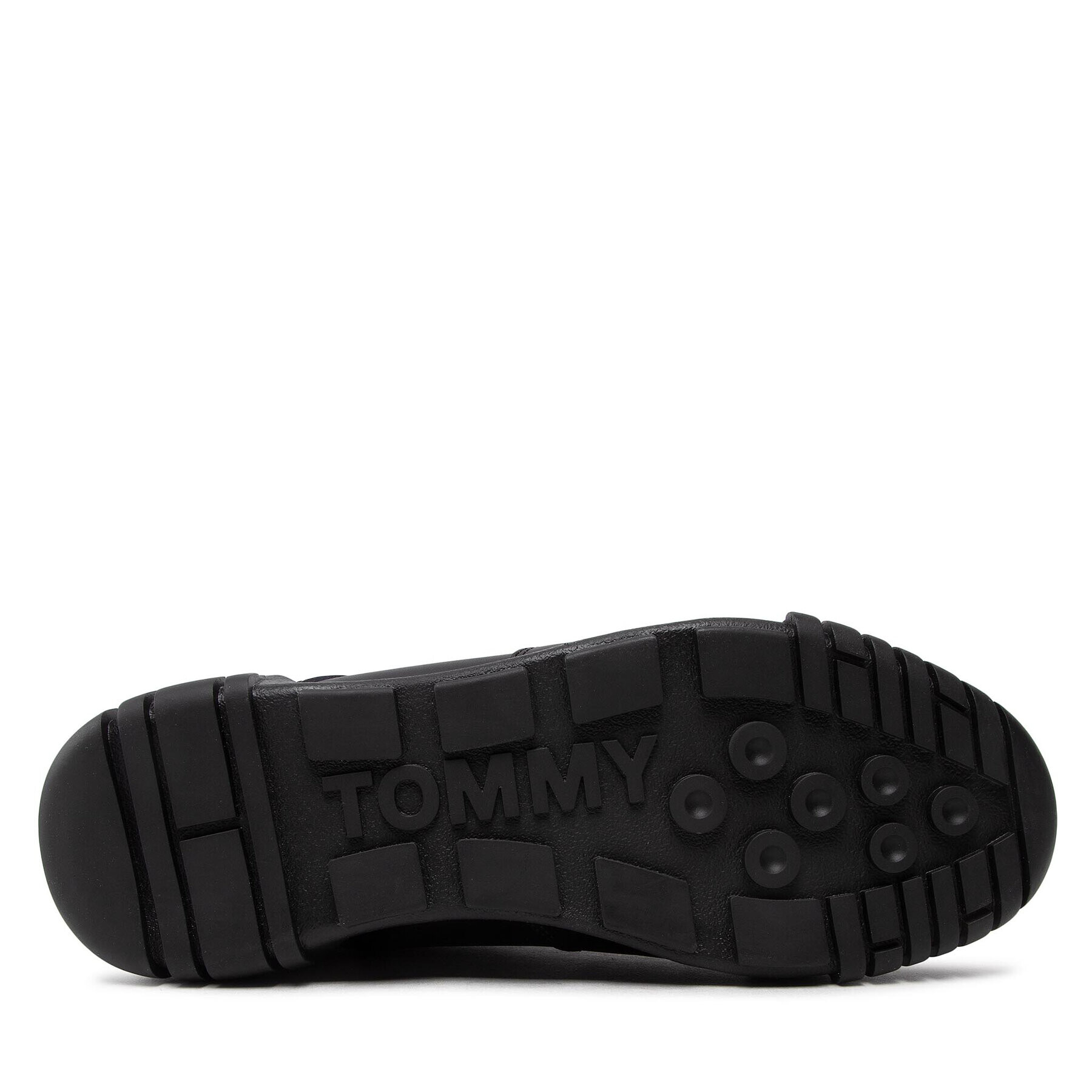 Tommy Jeans Сникърси Retro Leather Cupsole EM0EM01068 Черен - Pepit.bg