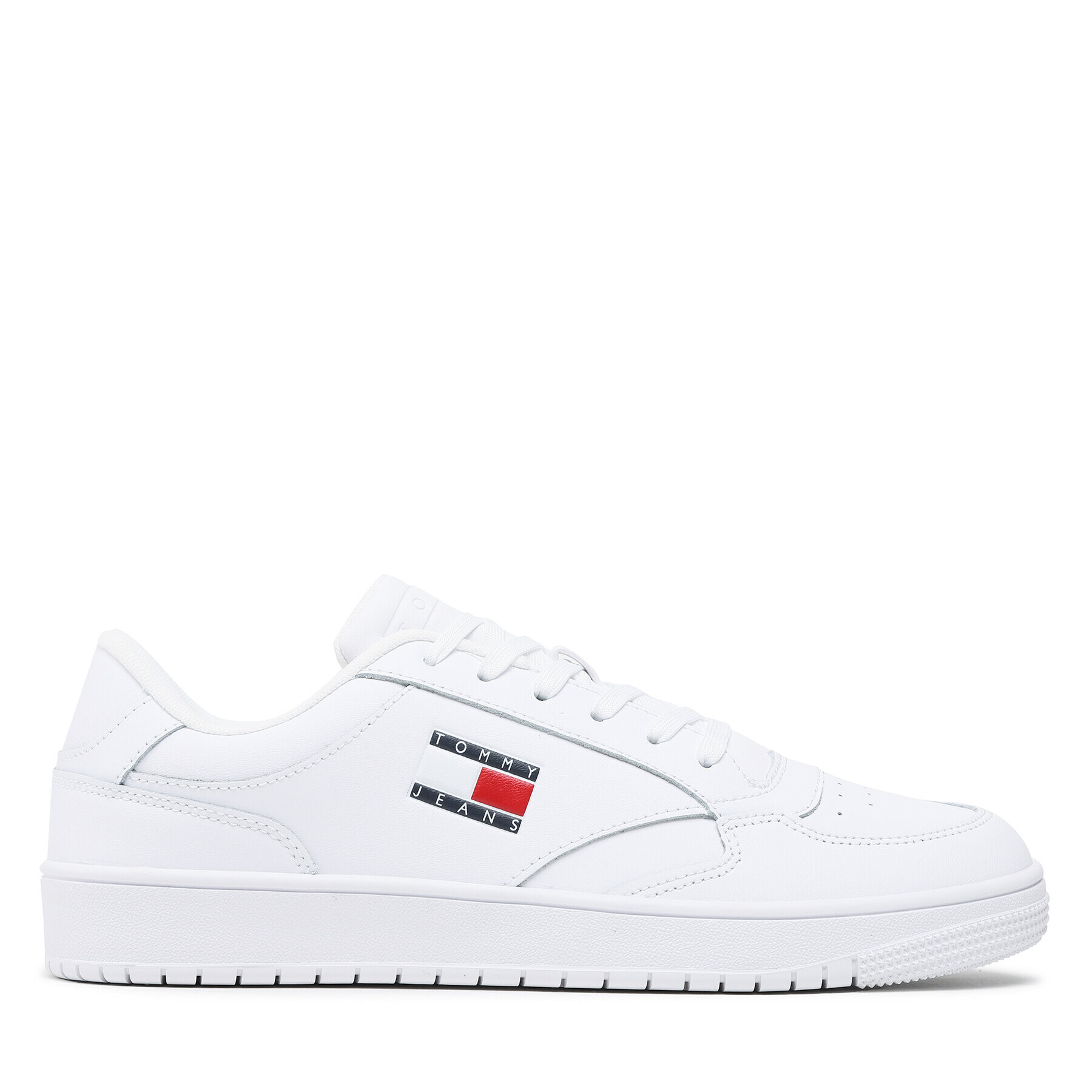 Tommy Jeans Сникърси Retro Leather EM0EM01190 Бял - Pepit.bg