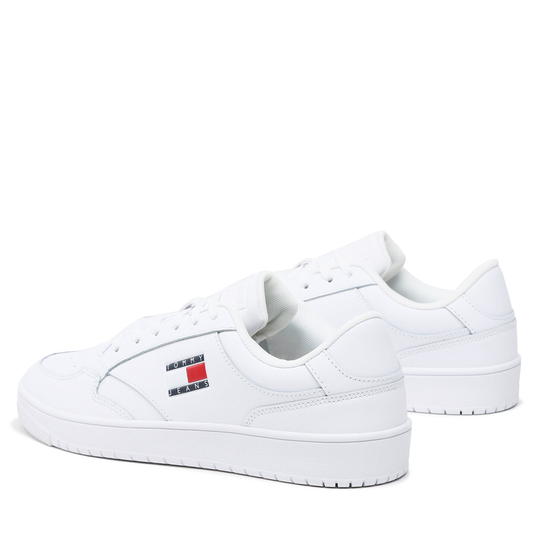 Tommy Jeans Сникърси Retro Leather EM0EM01190 Бял - Pepit.bg