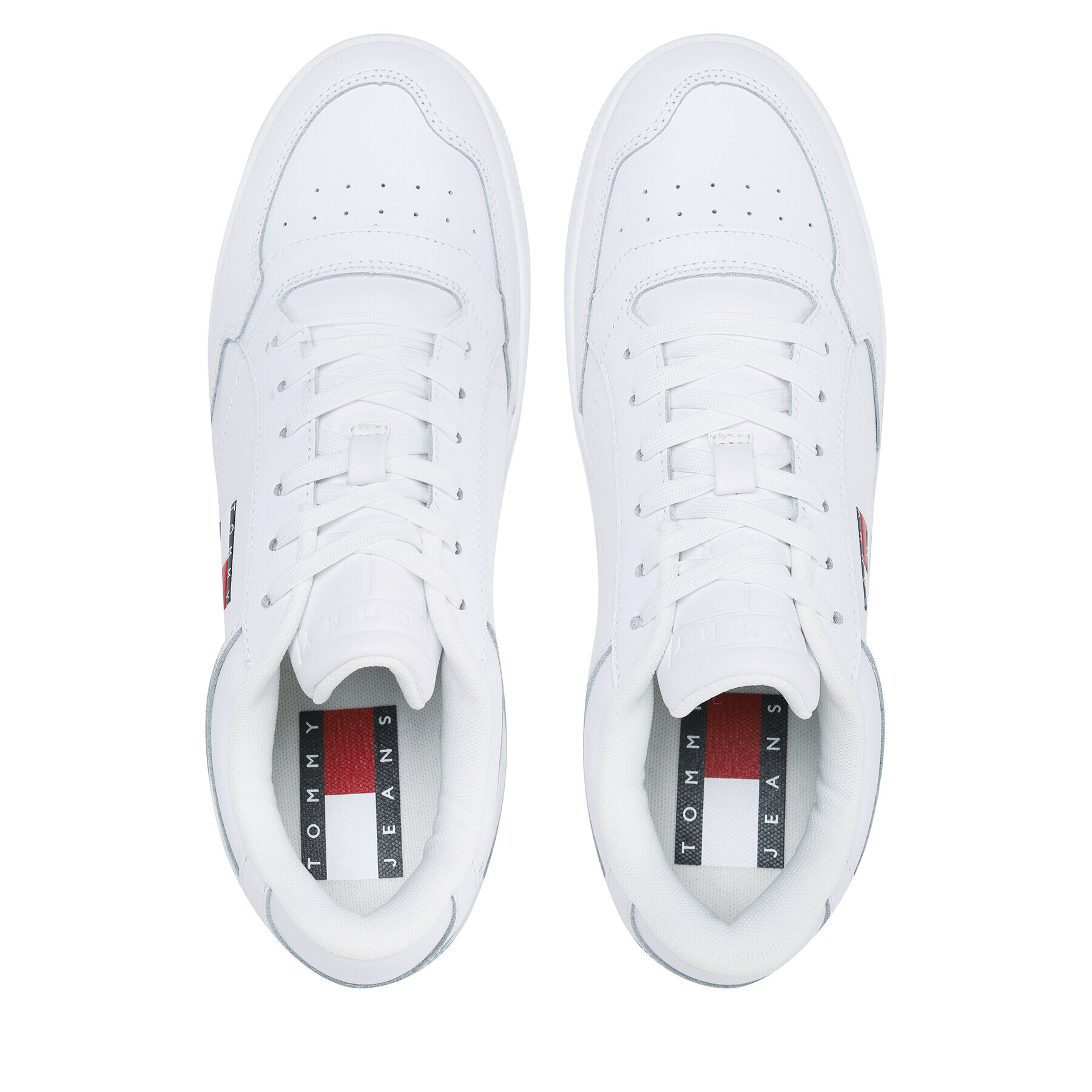 Tommy Jeans Сникърси Retro Leather EM0EM01190 Бял - Pepit.bg