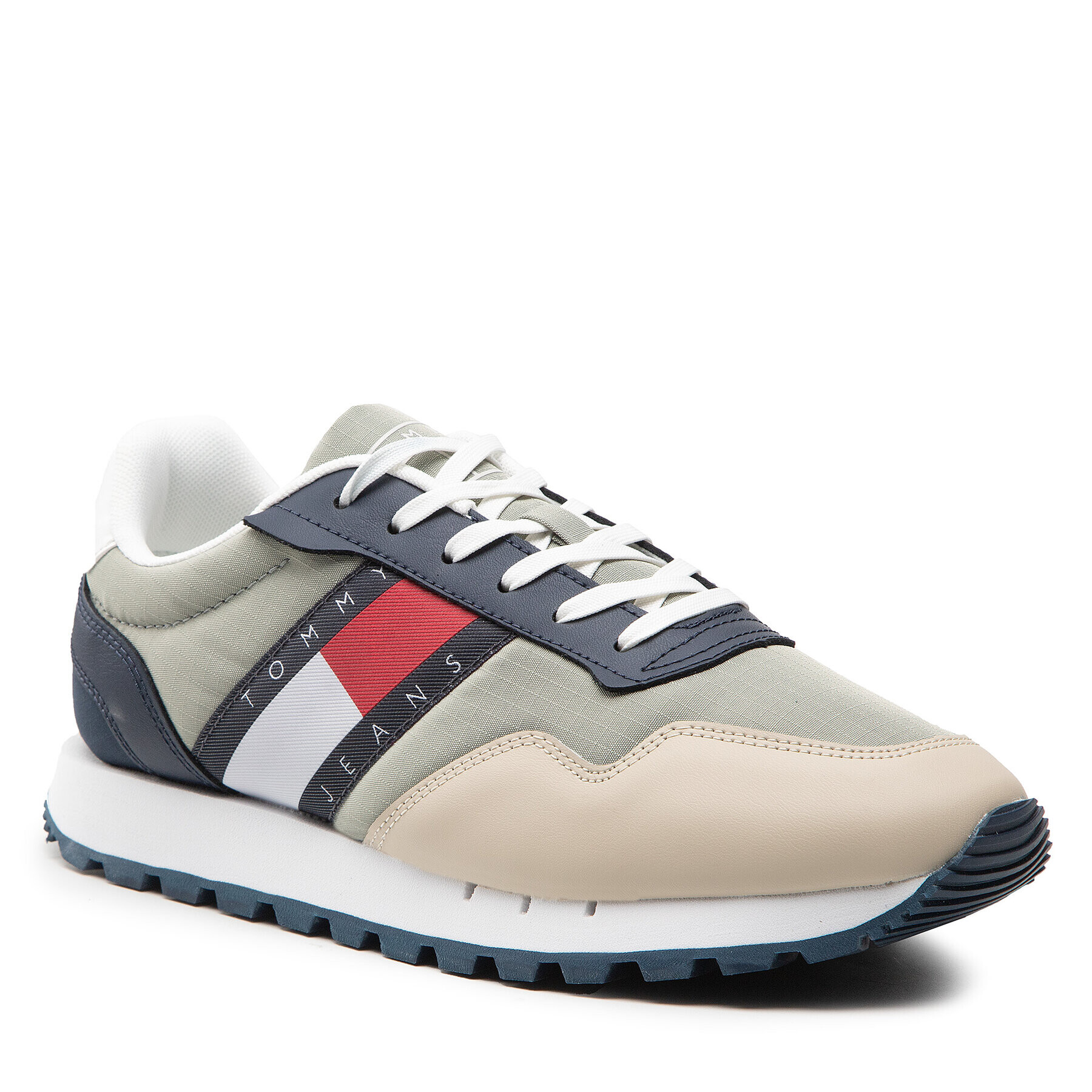 Tommy Jeans Сникърси Retro Runner Core EM0EM01014 Зелен - Pepit.bg