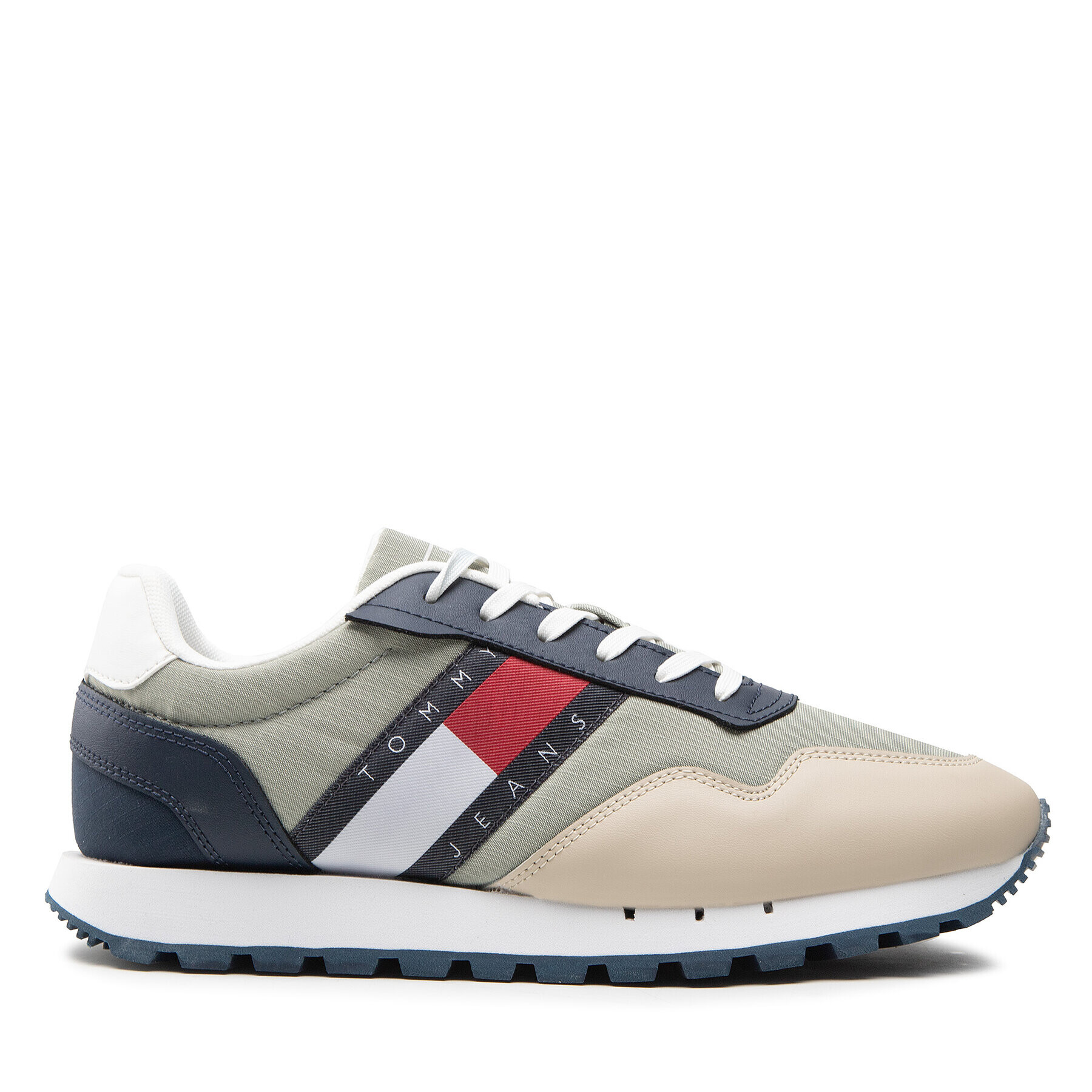 Tommy Jeans Сникърси Retro Runner Core EM0EM01014 Зелен - Pepit.bg