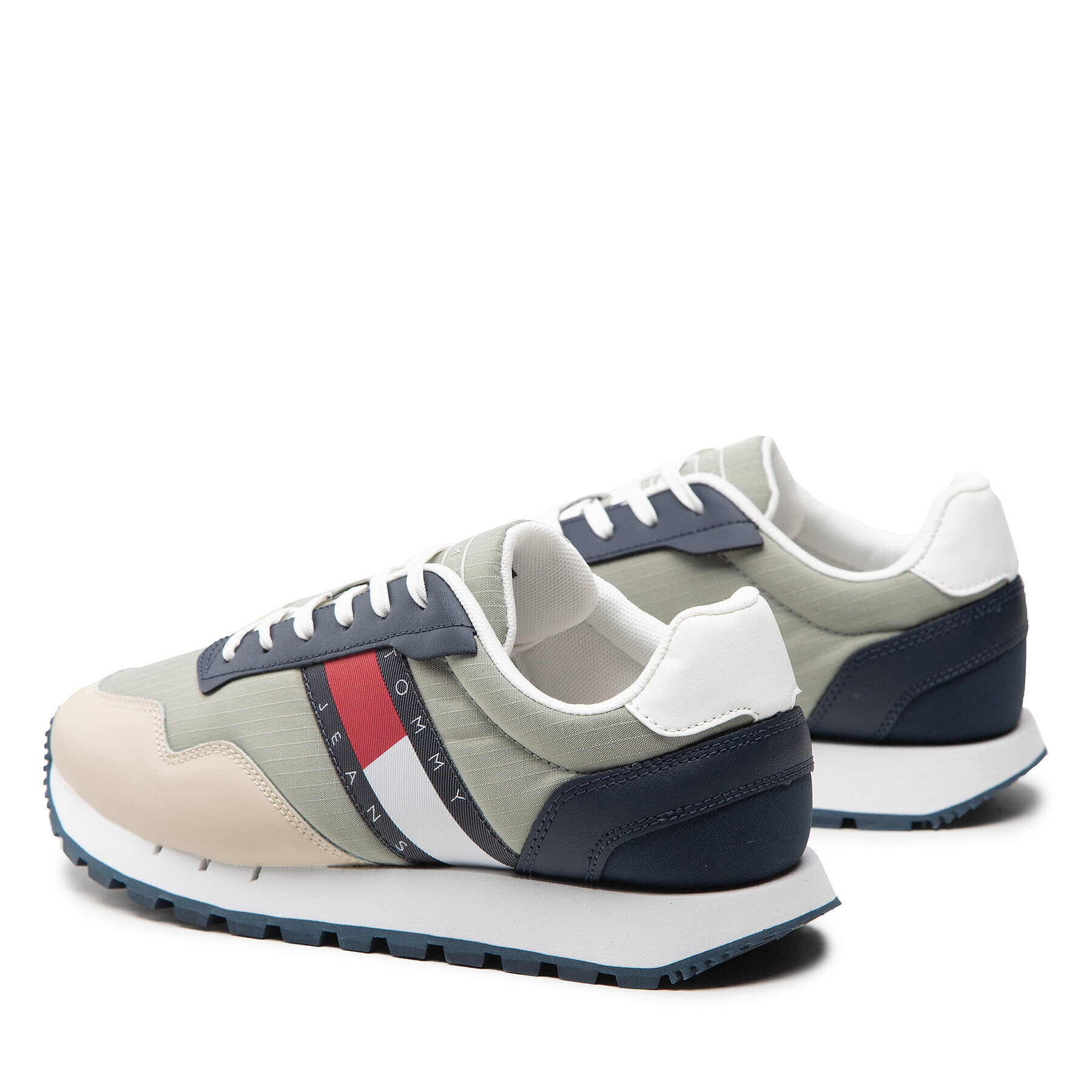 Tommy Jeans Сникърси Retro Runner Core EM0EM01014 Зелен - Pepit.bg