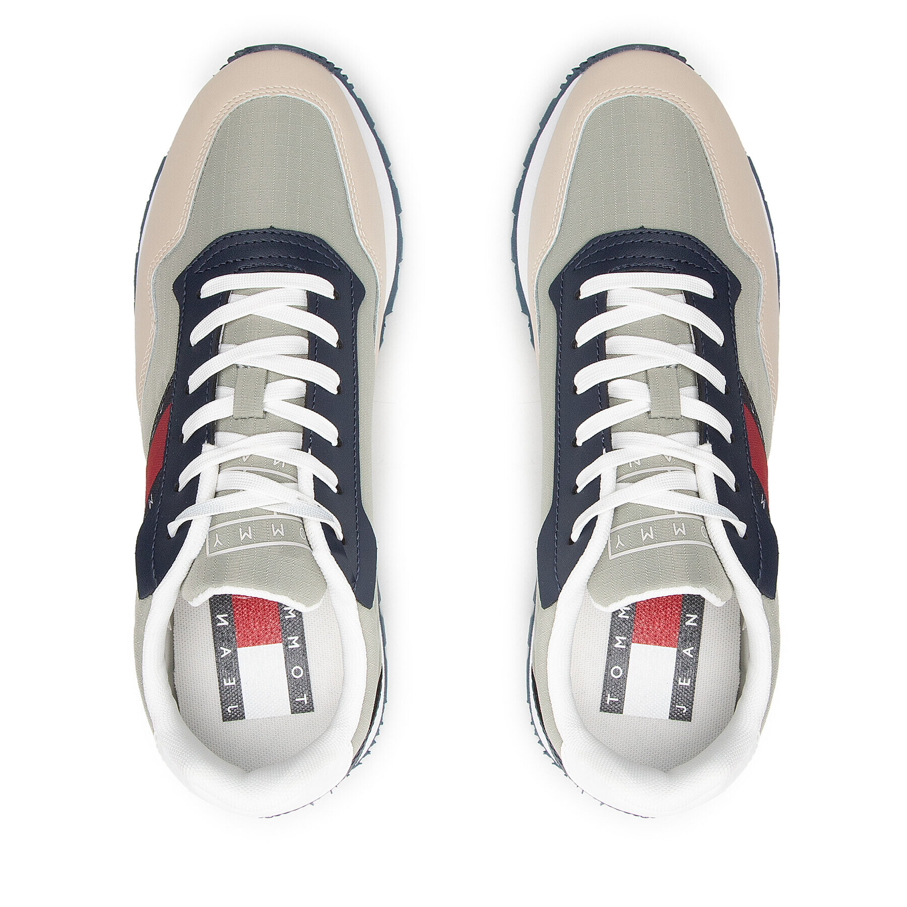 Tommy Jeans Сникърси Retro Runner Core EM0EM01014 Зелен - Pepit.bg