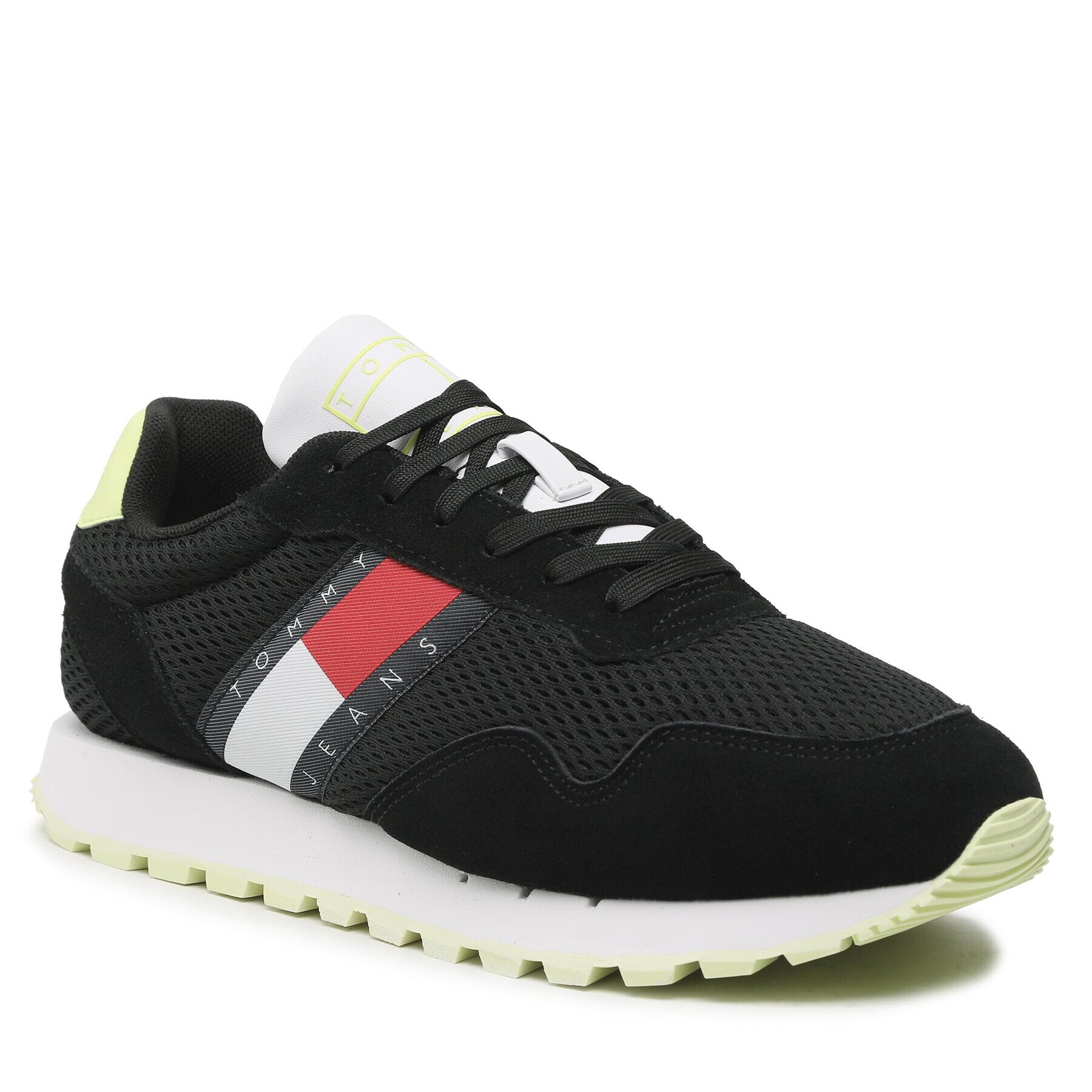 Tommy Jeans Сникърси Retro Runner Mesh EM0EM01172 Черен - Pepit.bg