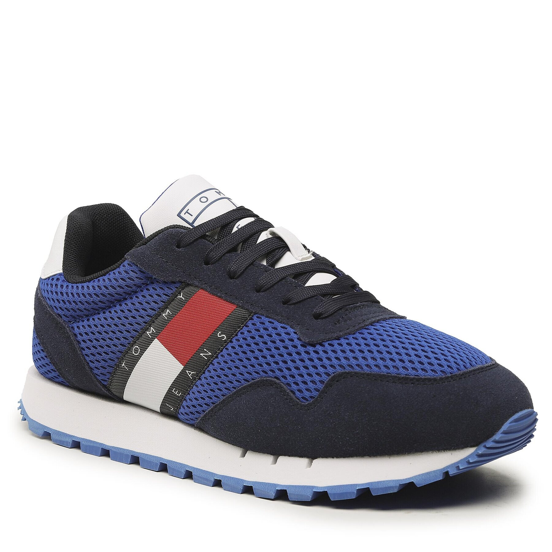 Tommy Jeans Сникърси Retro Runner Mesh EM0EM01172 Тъмносин - Pepit.bg