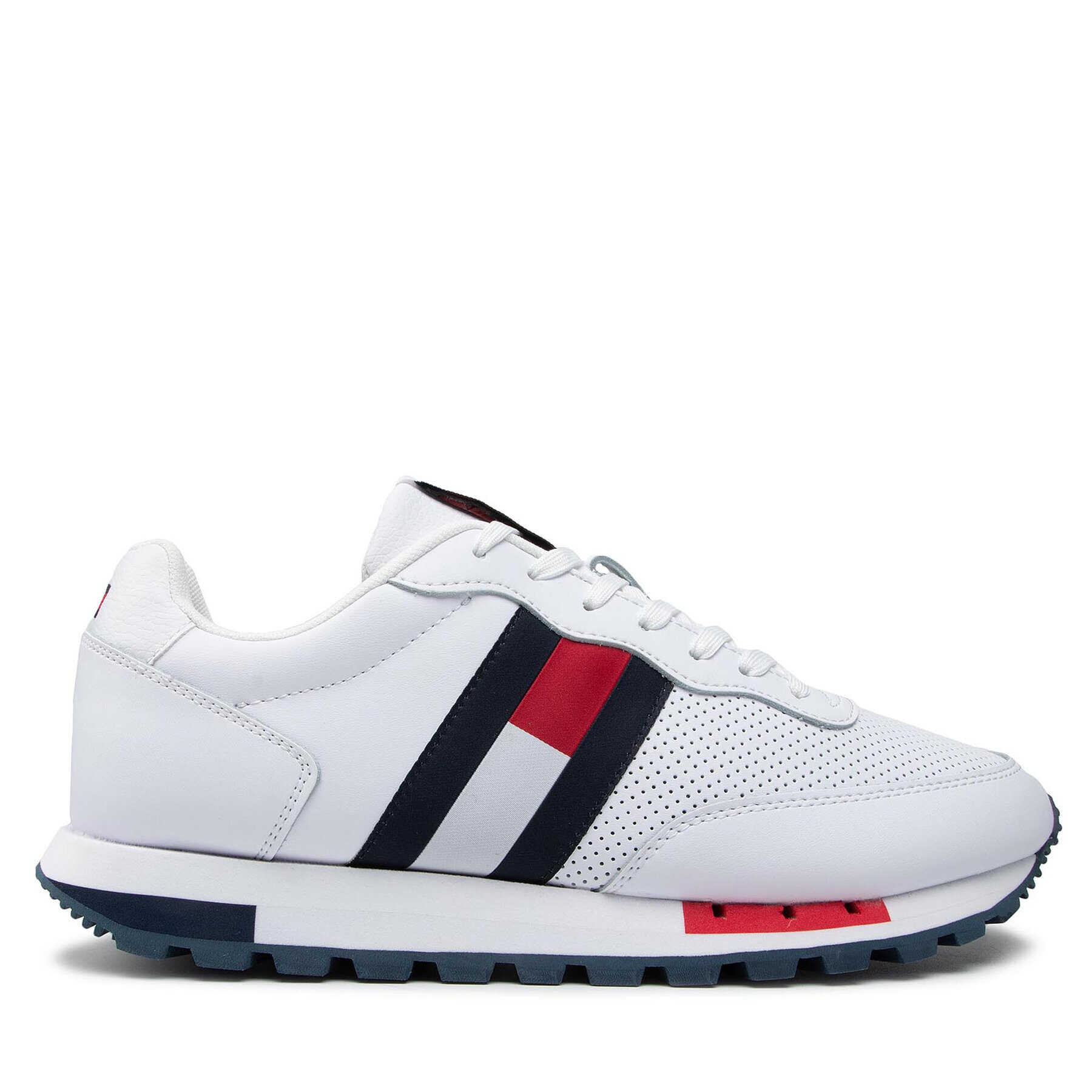 Tommy Jeans Сникърси Retro Tjm Lether Runner EM0EM00726 Бял - Pepit.bg