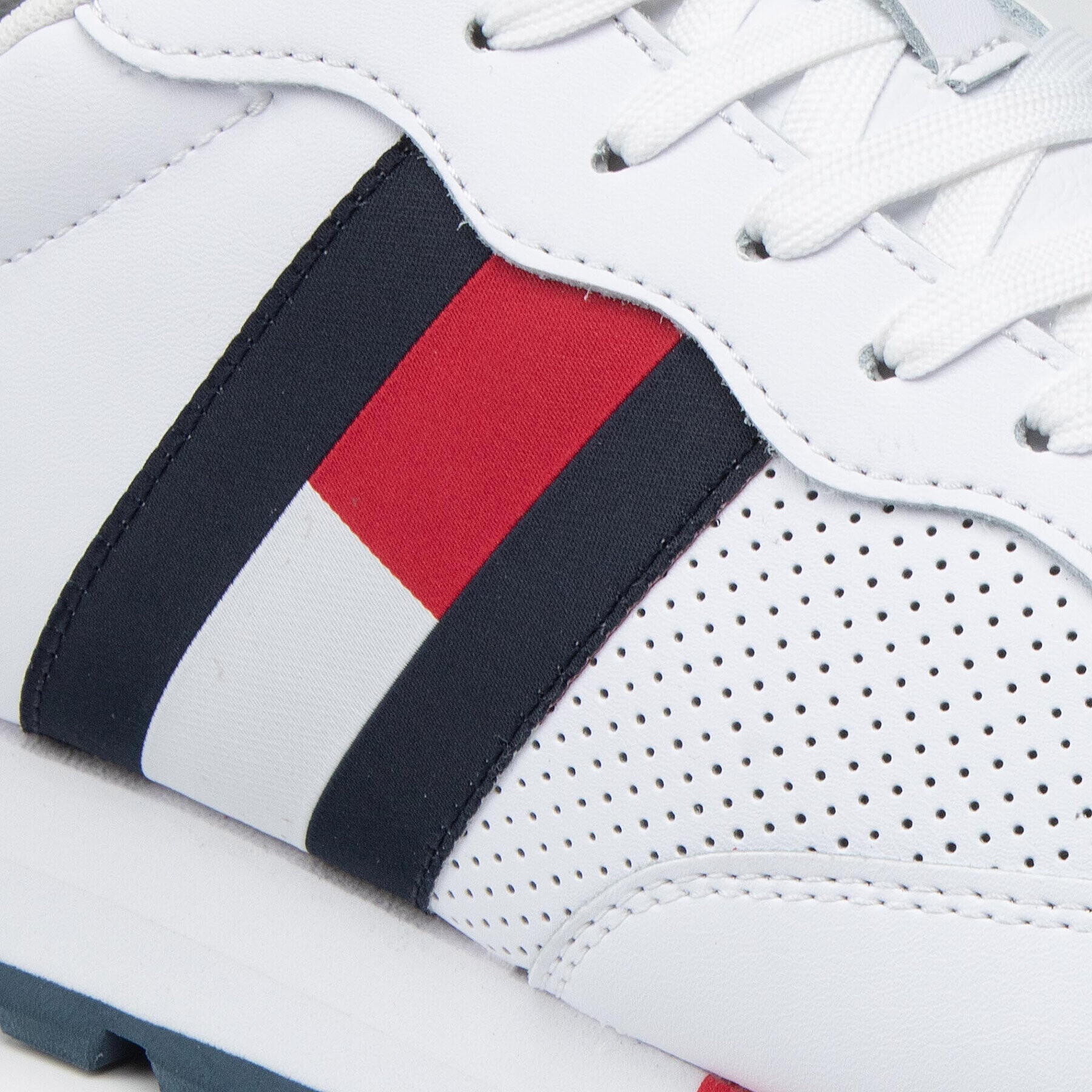 Tommy Jeans Сникърси Retro Tjm Lether Runner EM0EM00726 Бял - Pepit.bg