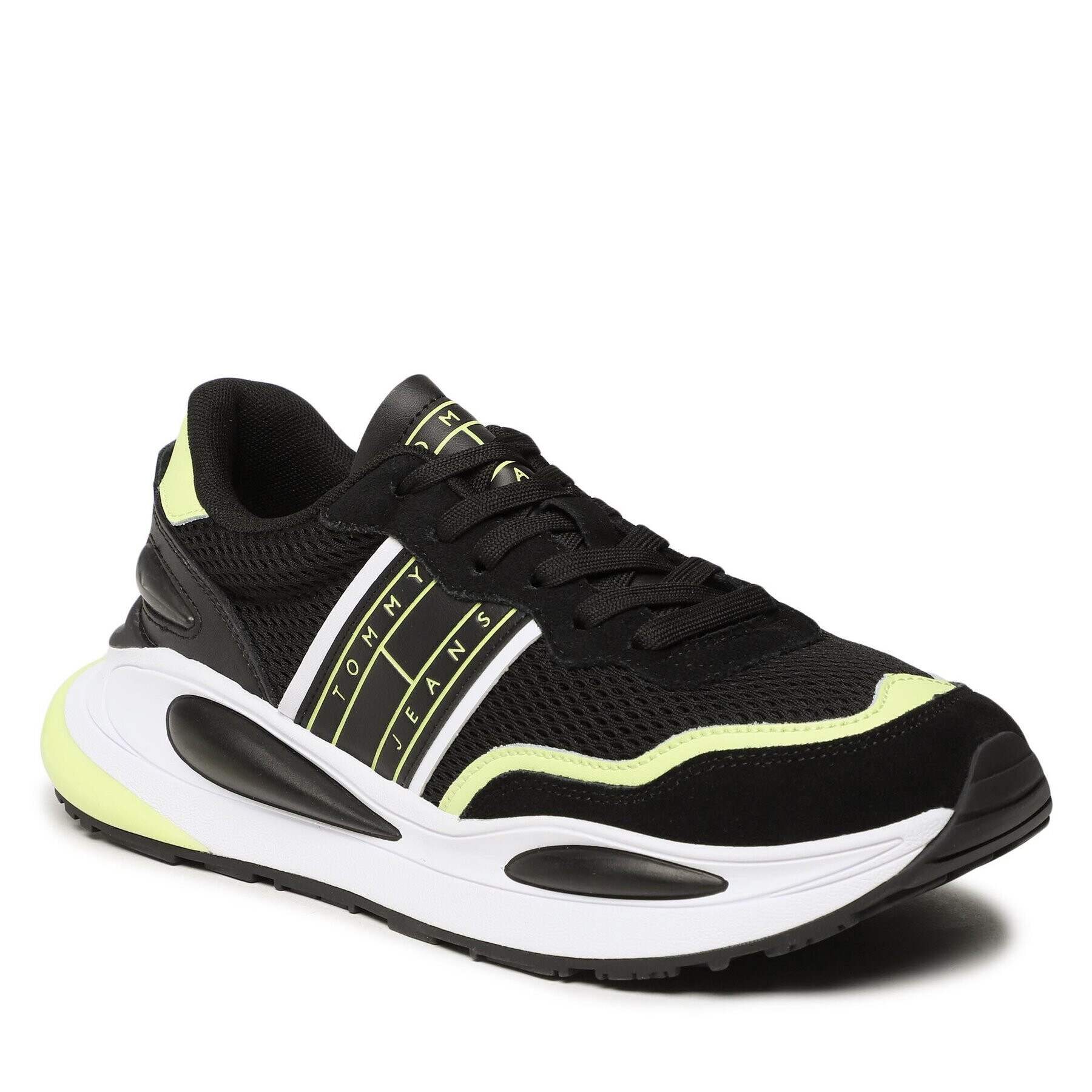 Tommy Jeans Сникърси Runner EM0EM01170 Черен - Pepit.bg
